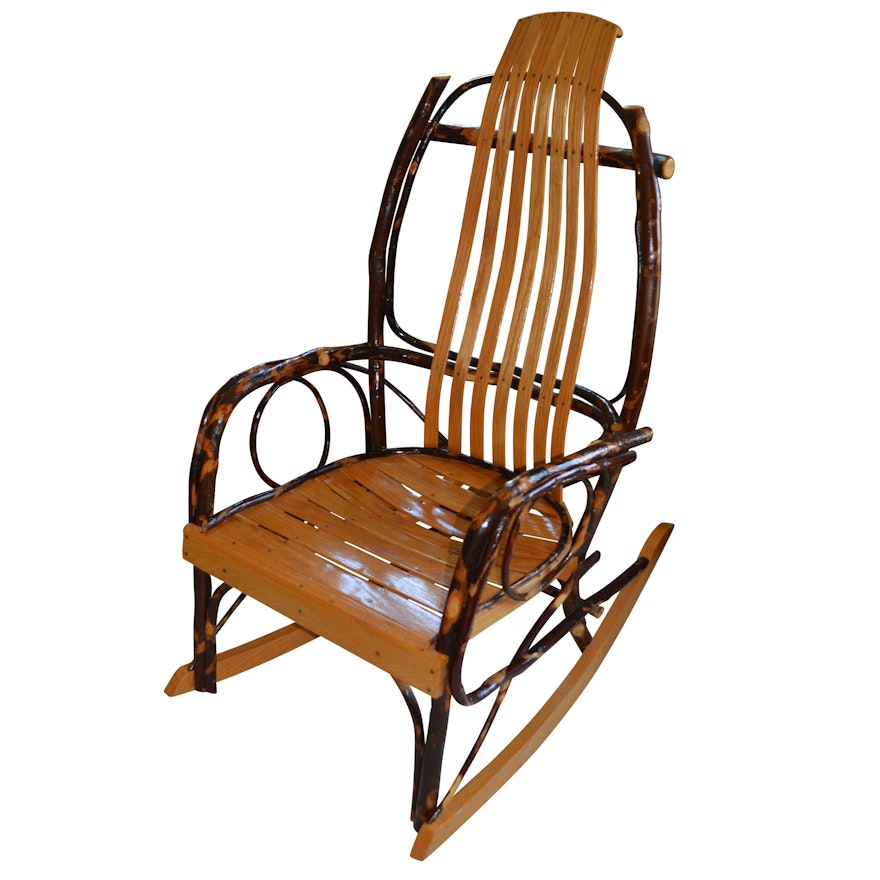 Bent Hickory Rocking Chair