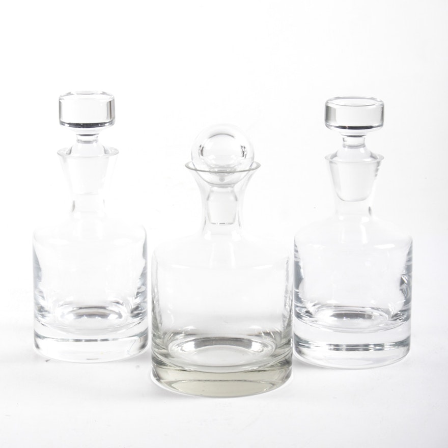 Contemporary Glass Decanters