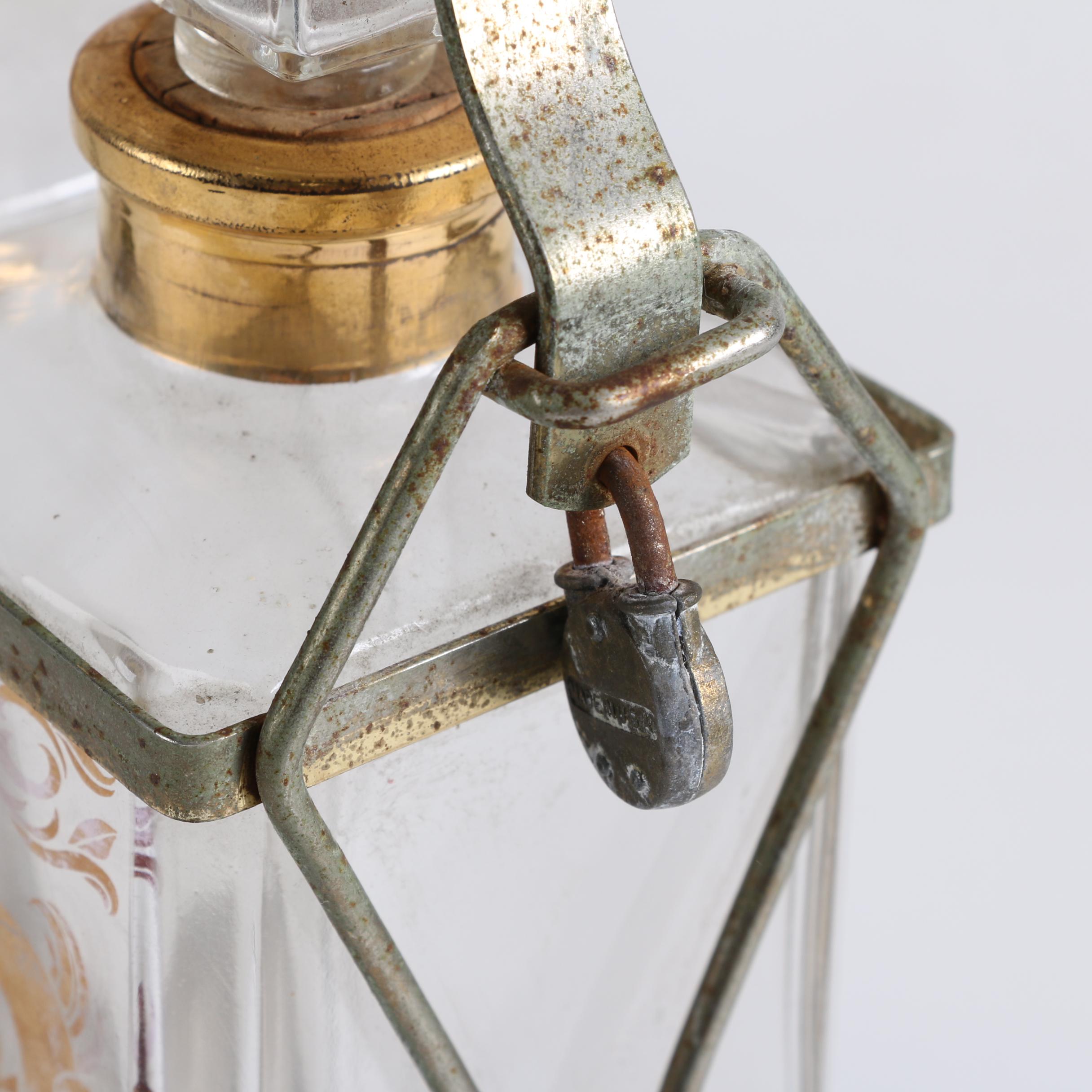 Mid Century Etched Glass Liquor Dispensers with Decanters and Tantalus