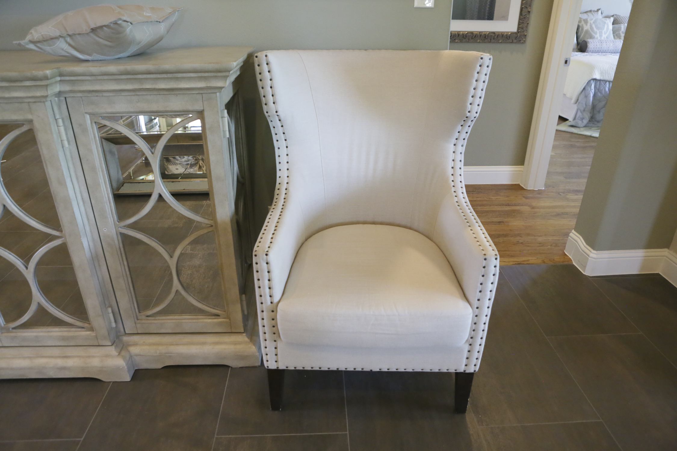 Contemporary Upholstered Armchair