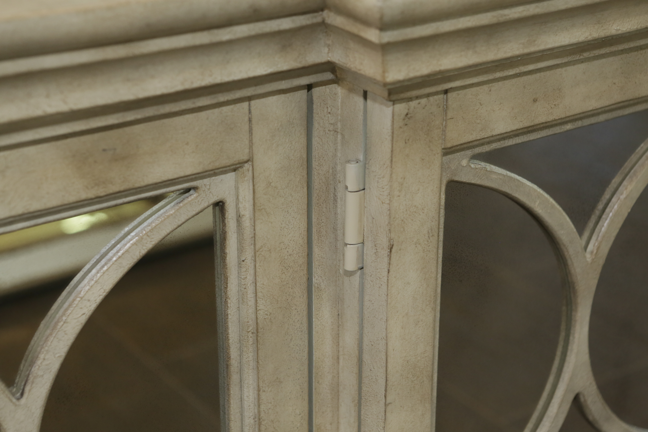 Mirror Front Breakfront Sideboard