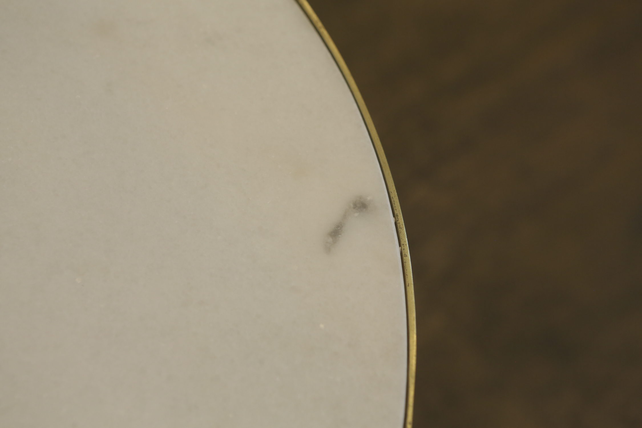 Contemporary Stone Top Accent Table