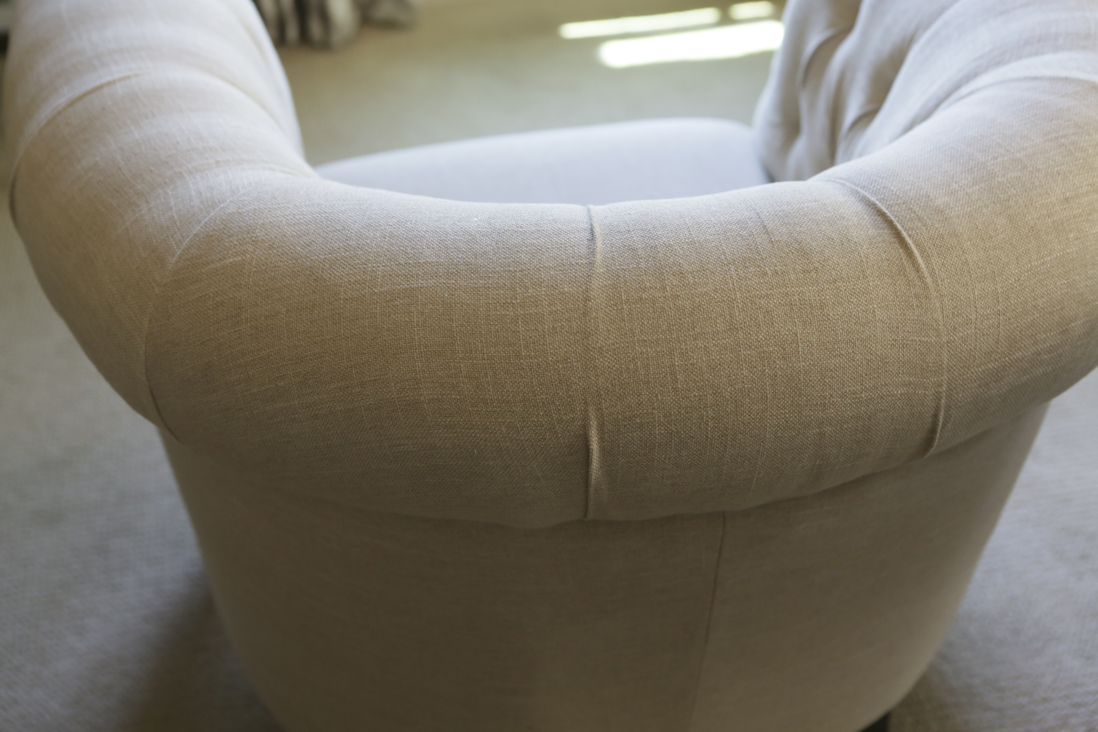 Contemporary Upholstered Club Chair