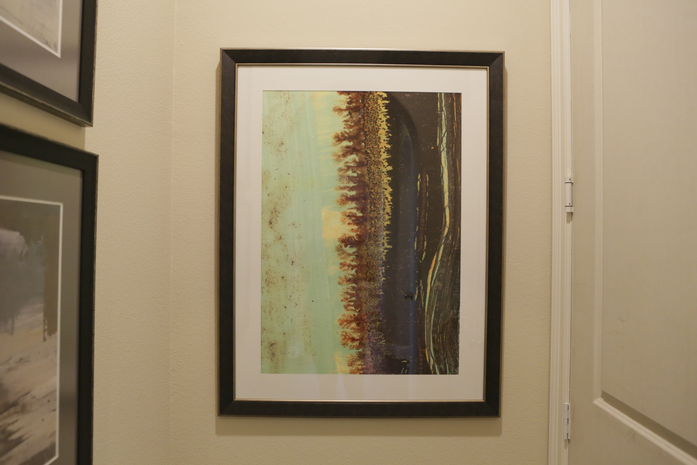 Lithograph of an Abstract Composition