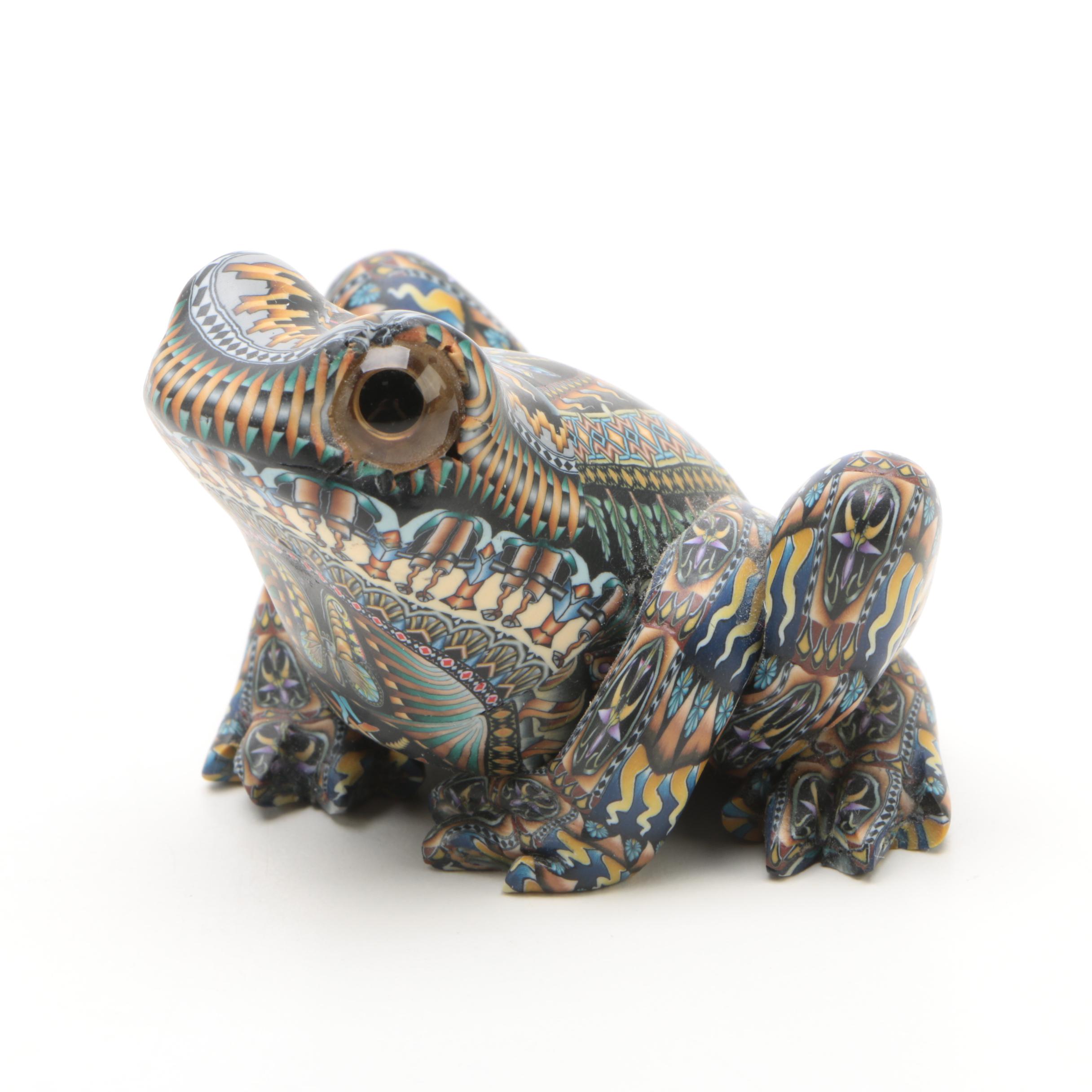 2009 Jon Anderson "Frog Mama" Fimo Creations Sculpture