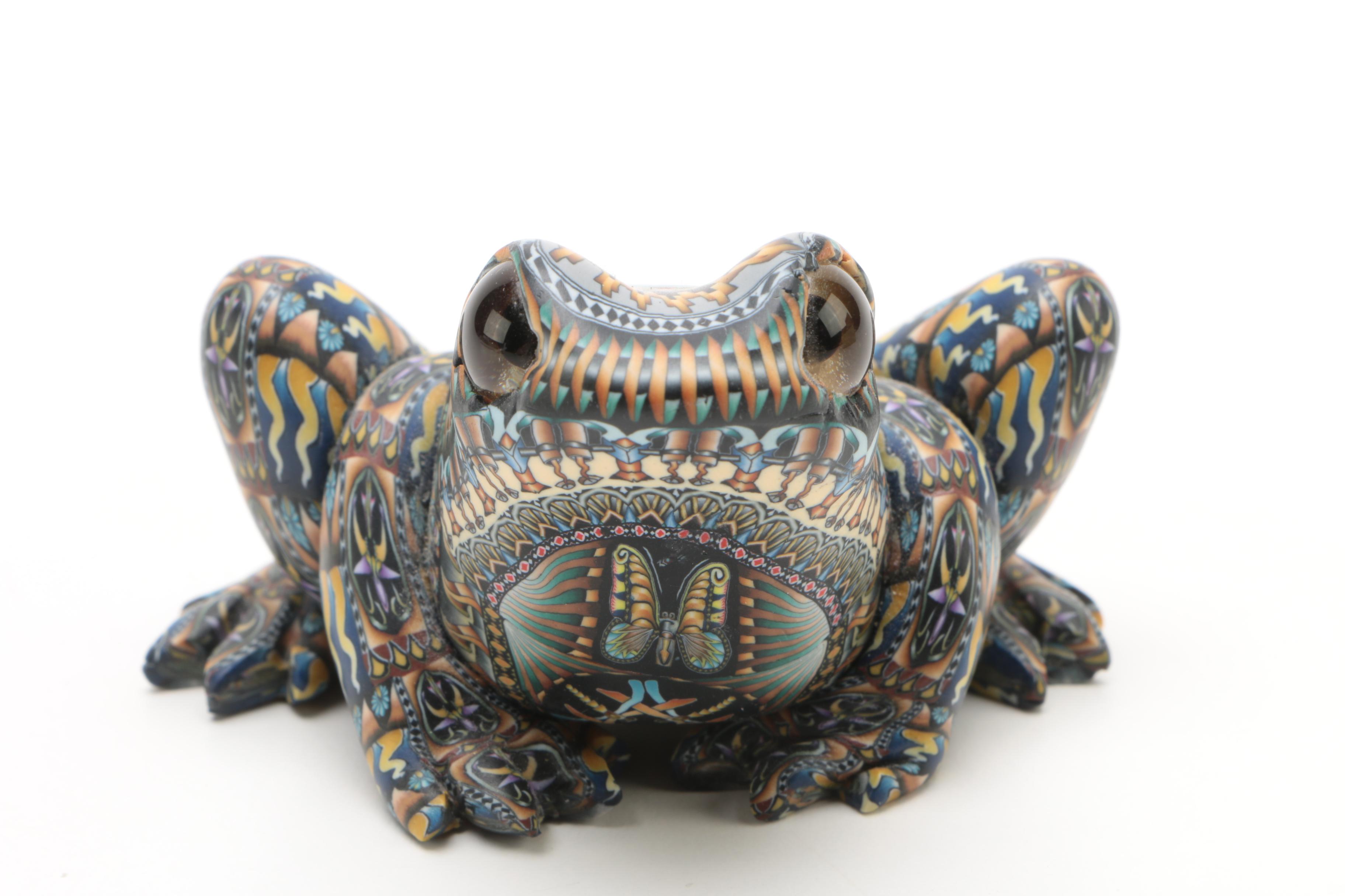 2009 Jon Anderson "Frog Mama" Fimo Creations Sculpture