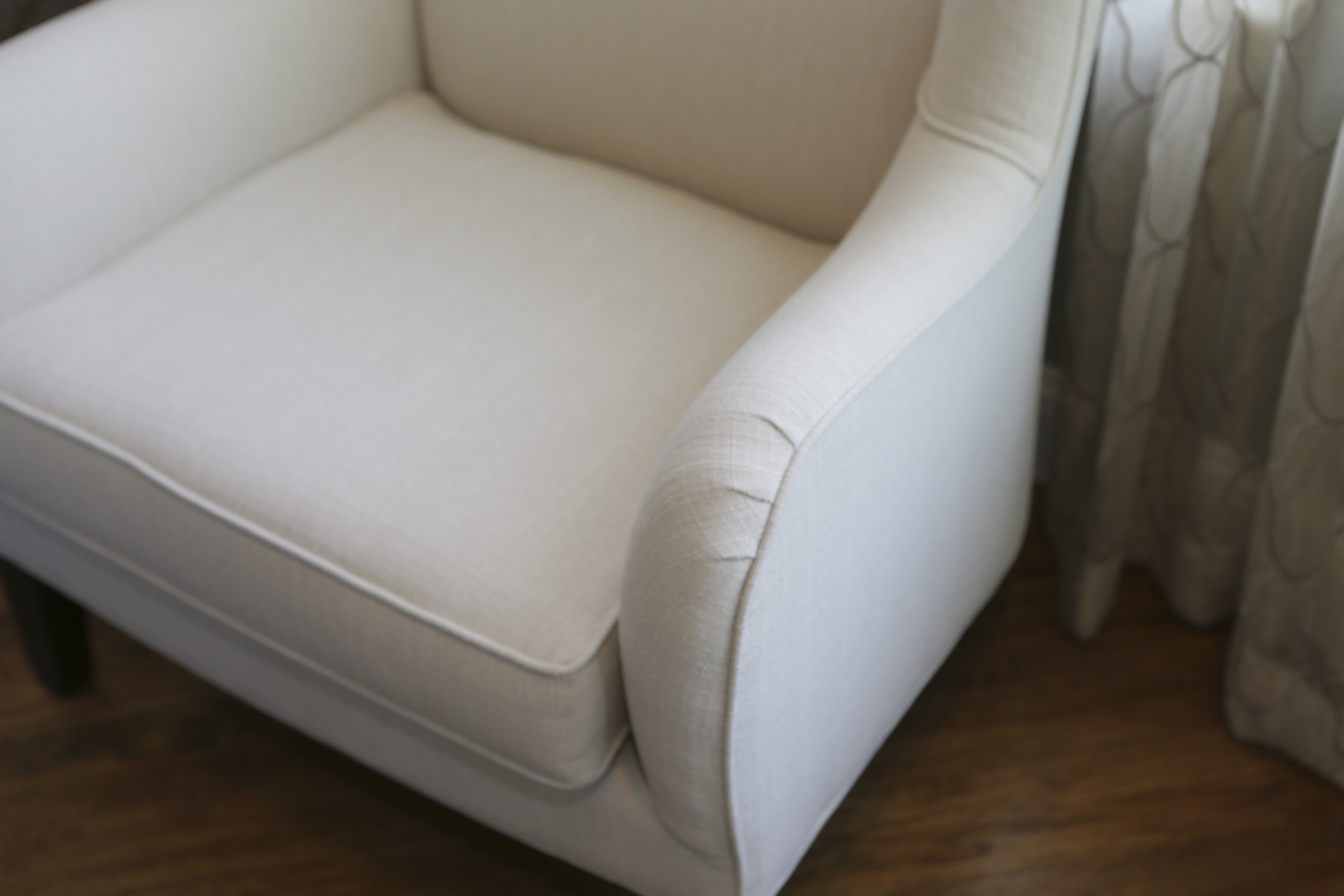 Upholstered Wingback Chair