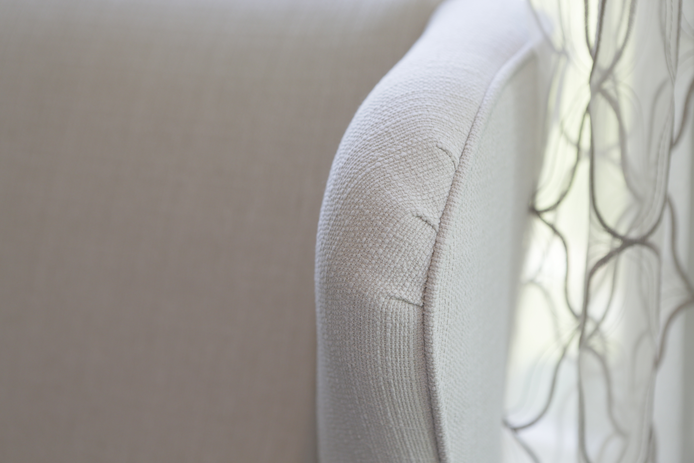 Upholstered Wingback Chair