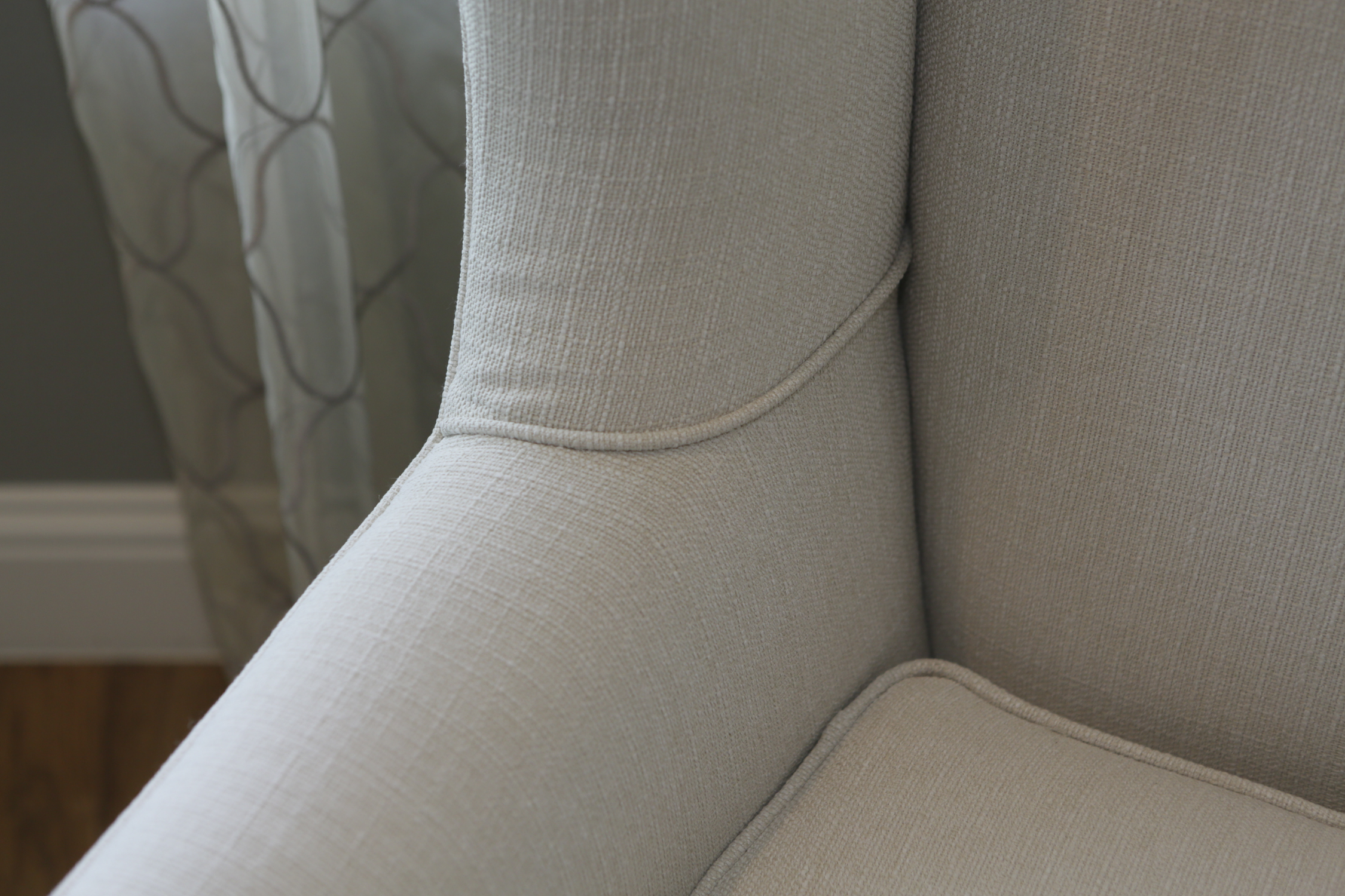 Upholstered Wingback Chair