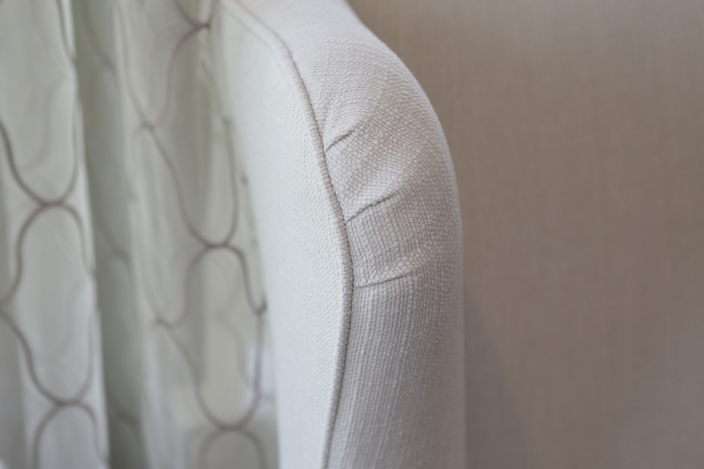 Upholstered Wingback Chair