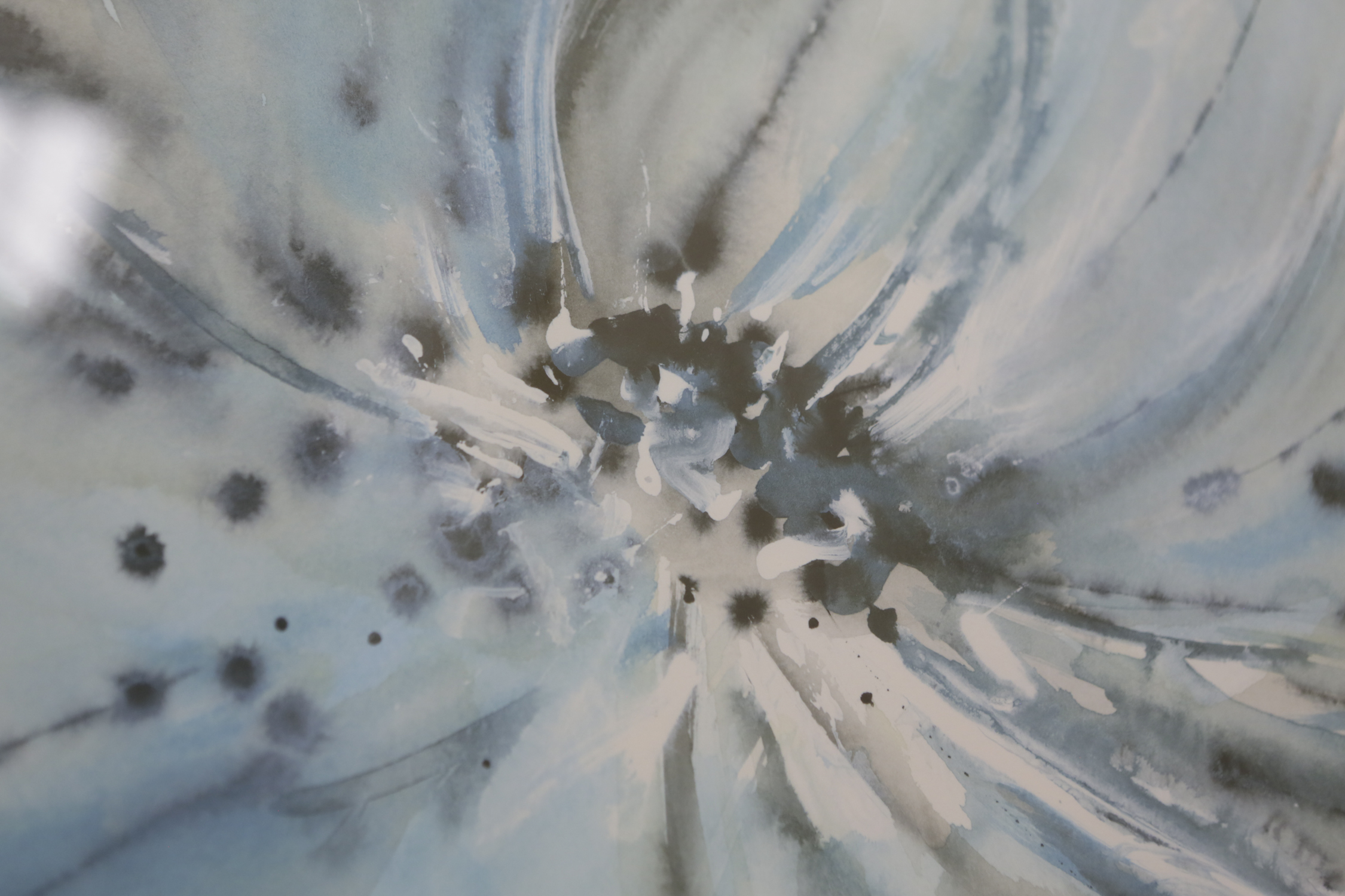 Framed Abstract Print of a Flower