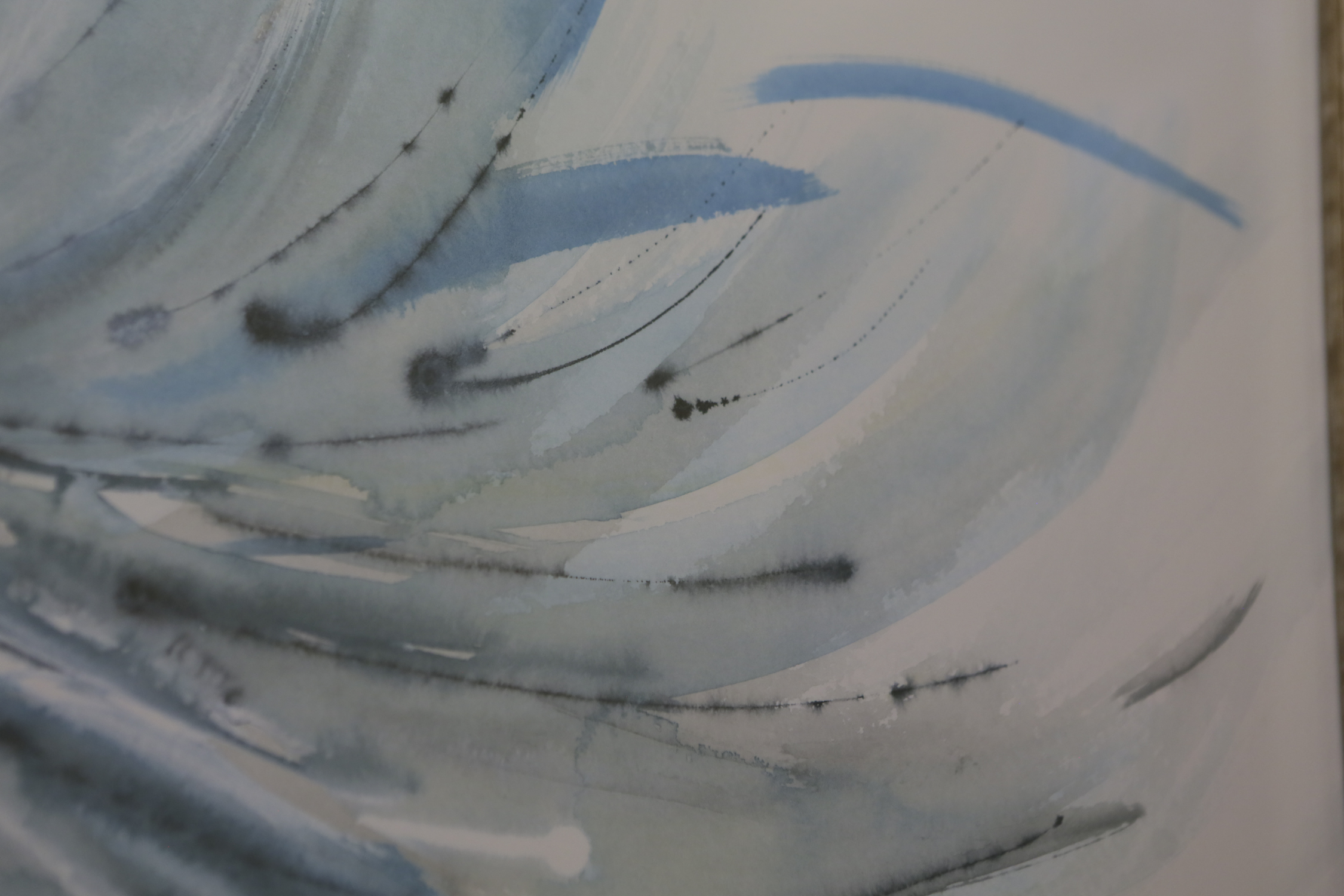 Framed Abstract Print of a Flower