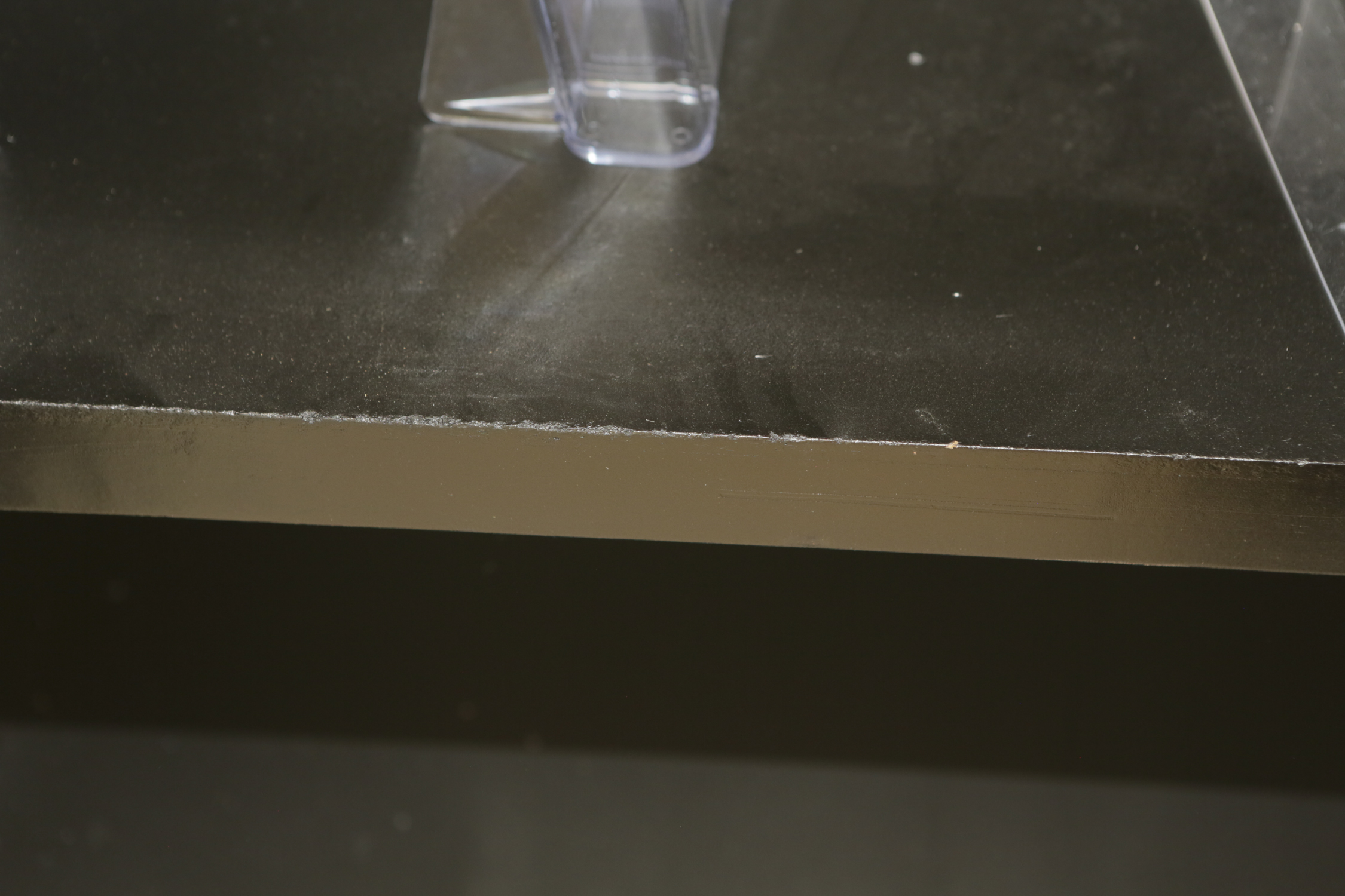 Contemporary Mirrored Panel Nightstand