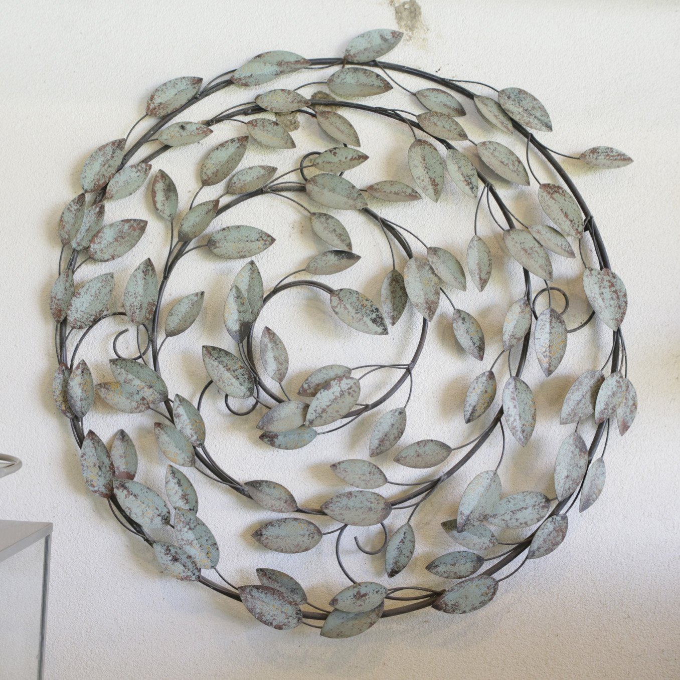 Metal Wall Sculpture of Leaves