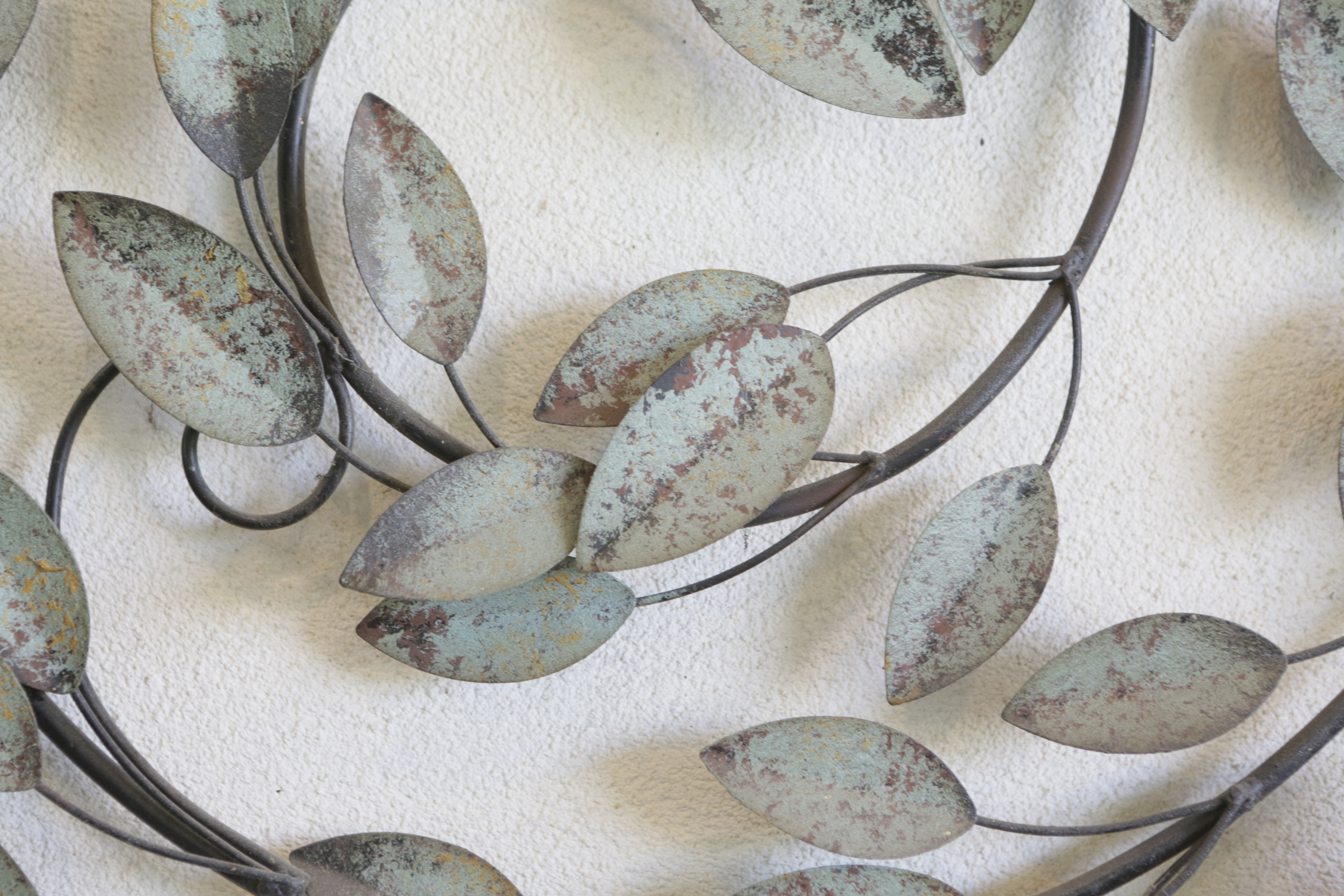 Metal Wall Sculpture of Leaves