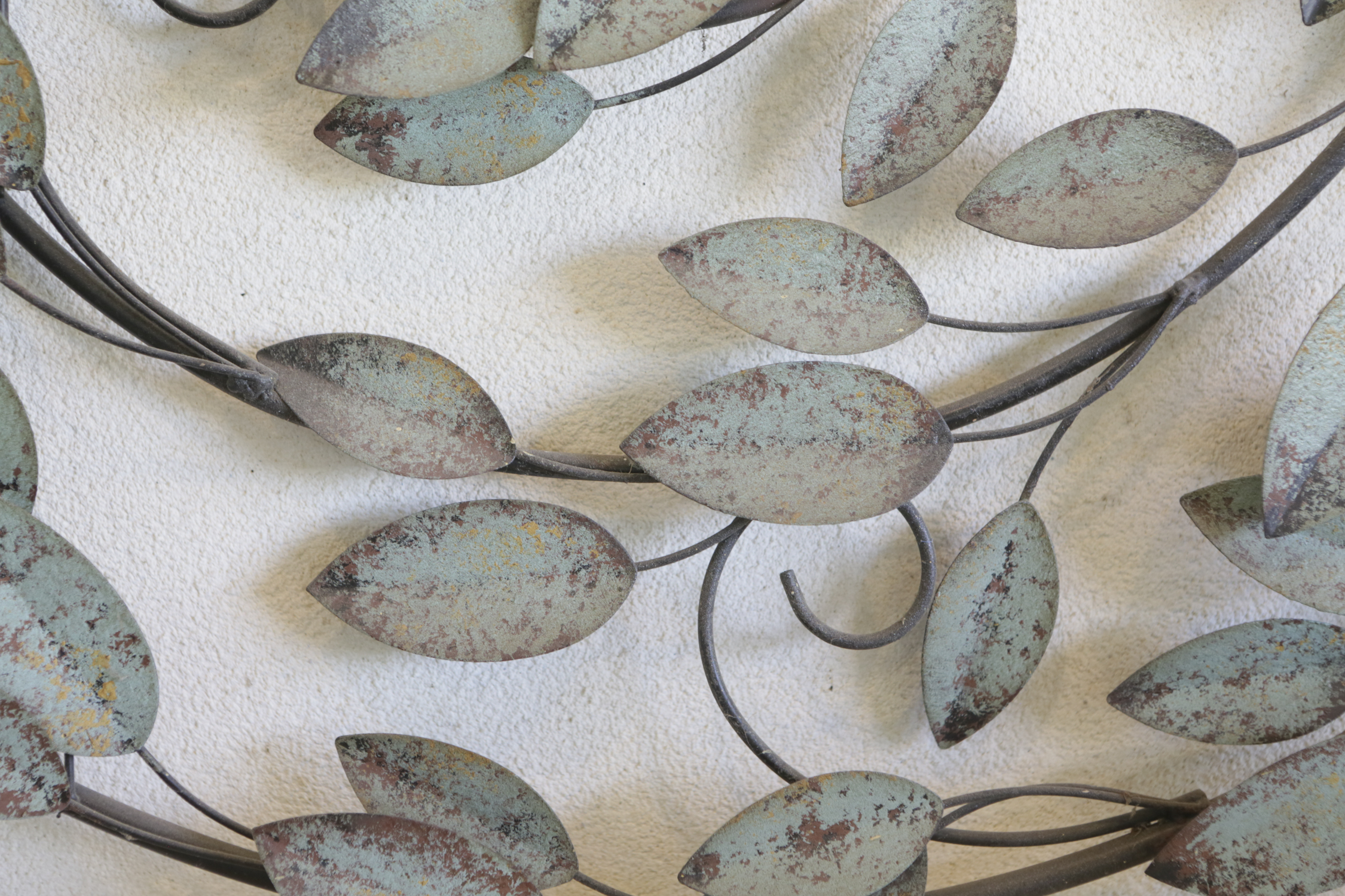 Metal Wall Sculpture of Leaves