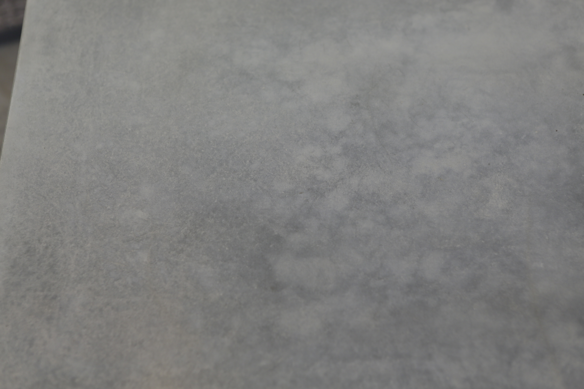 Concrete Coffee Table with Scroll Base