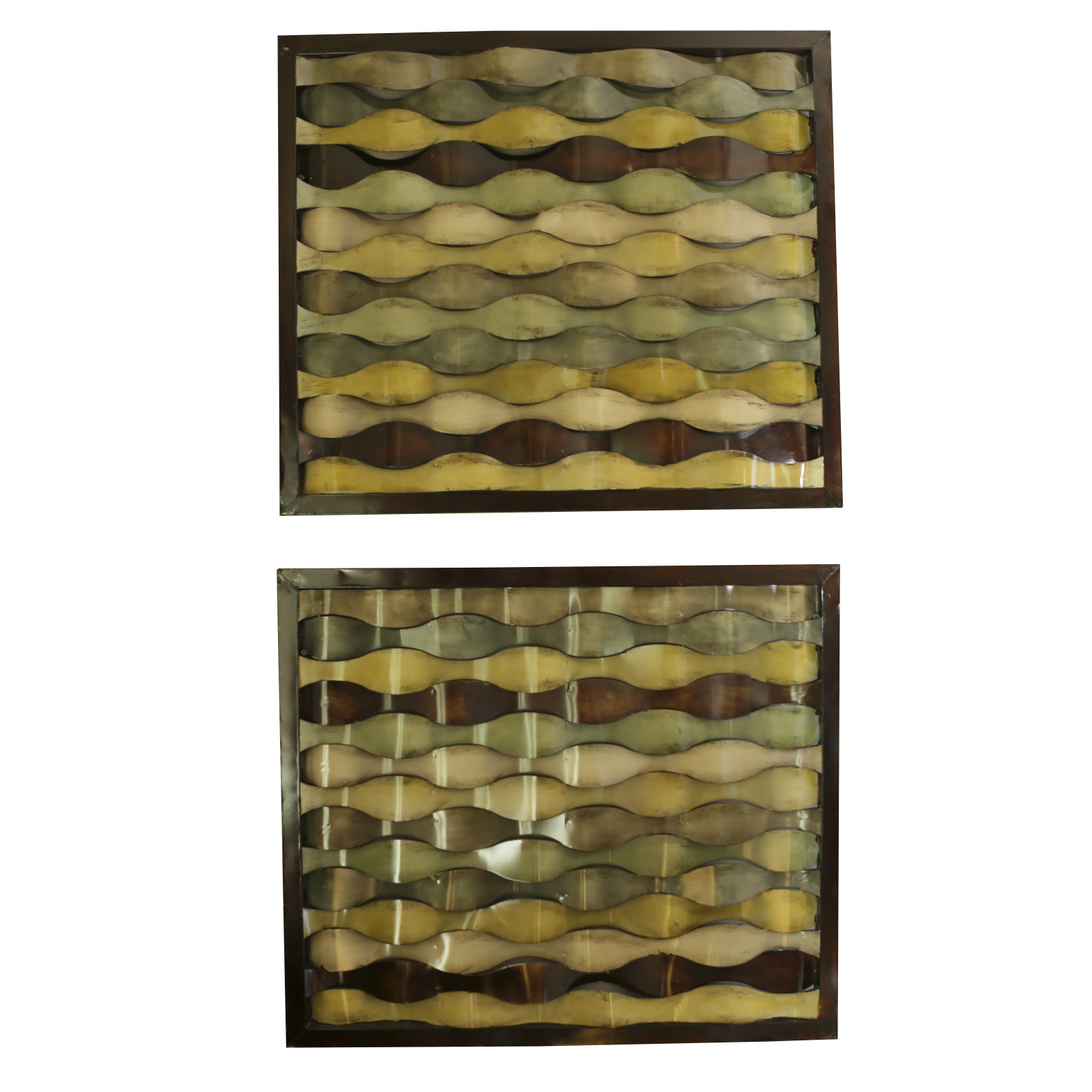 Pair of Metal Sculptures