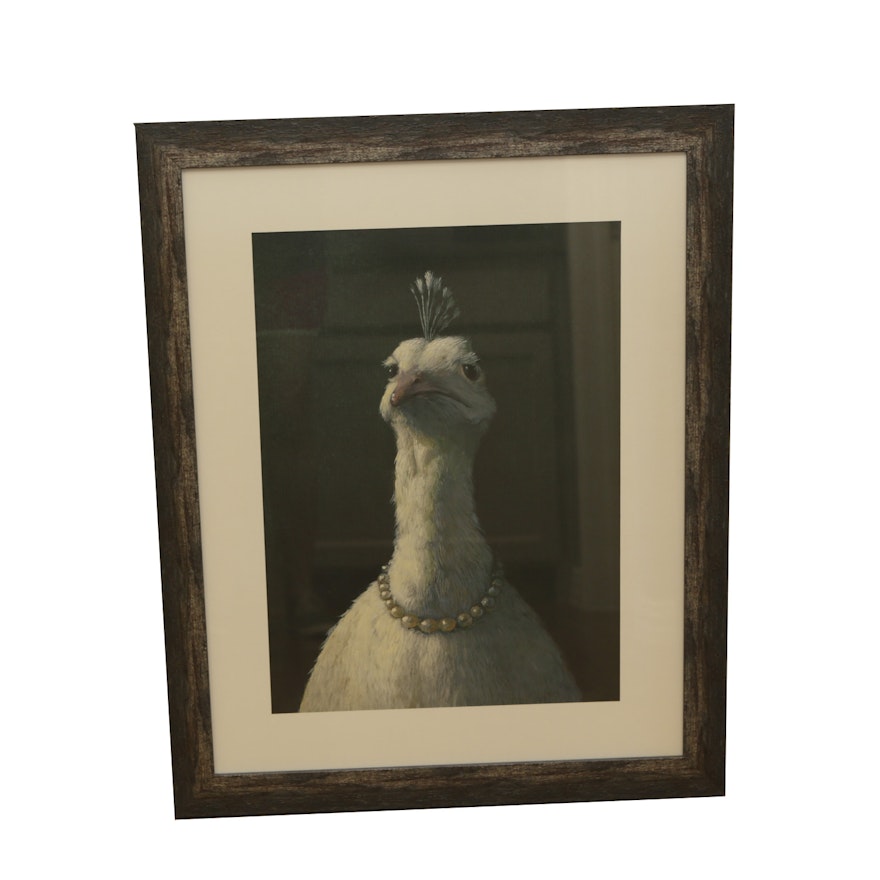 Giclée After Michael Sowa's "Fowl with Pearls"