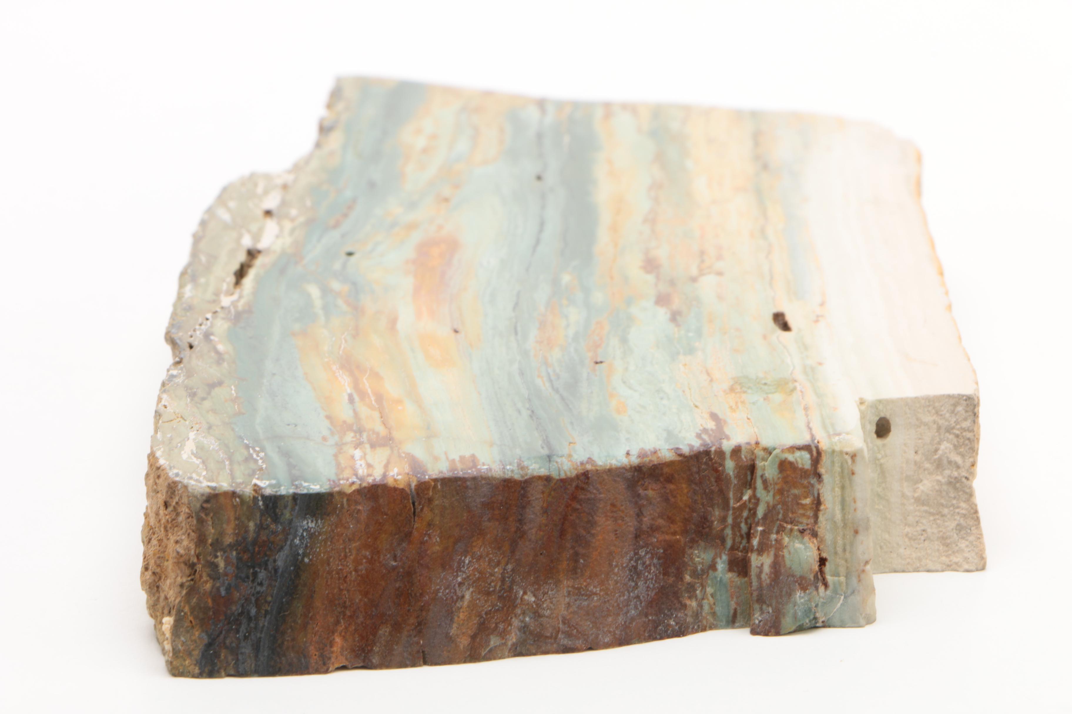 Dyed Travertine Slab Specimen