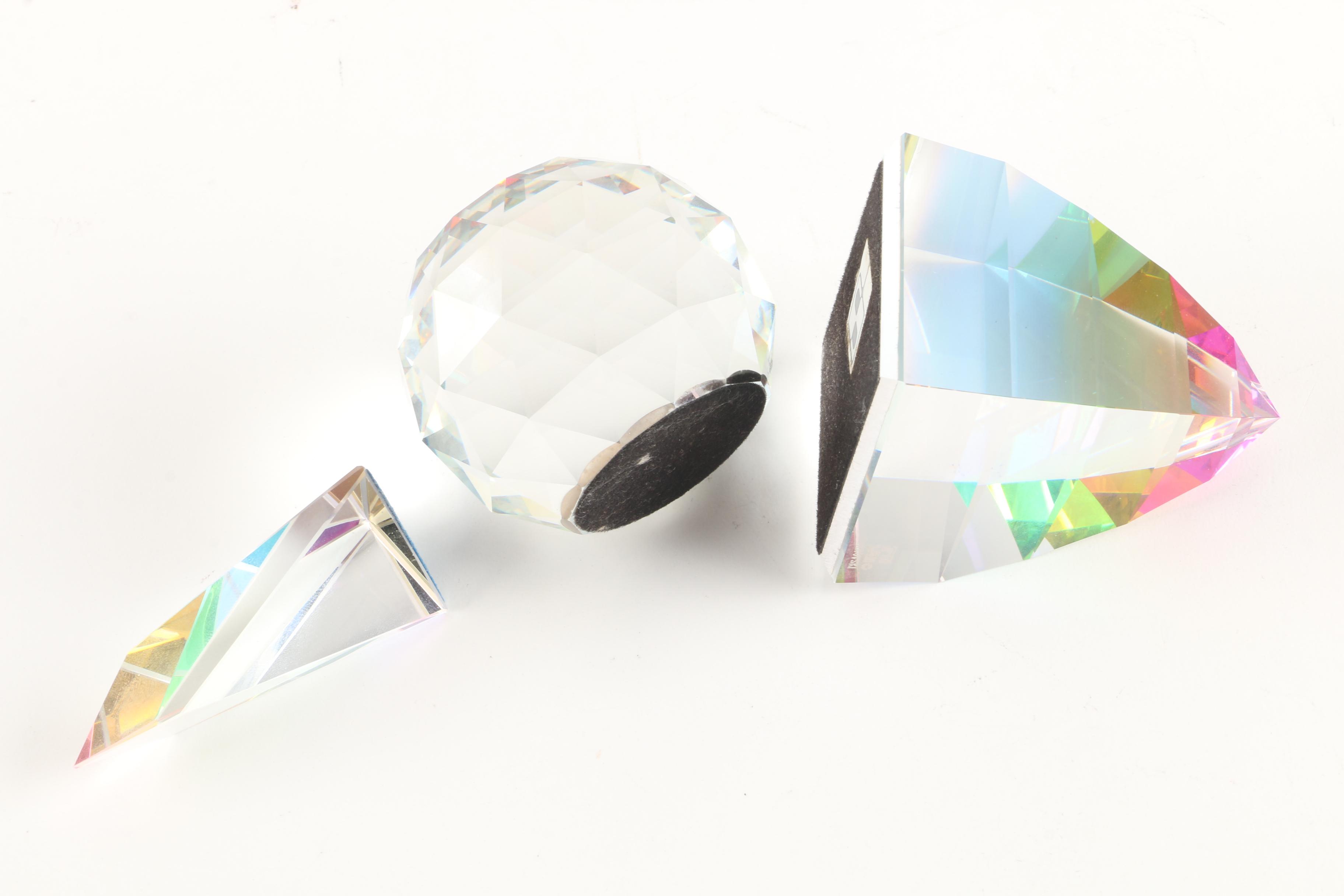 Crystal Figurines Including Swarovski