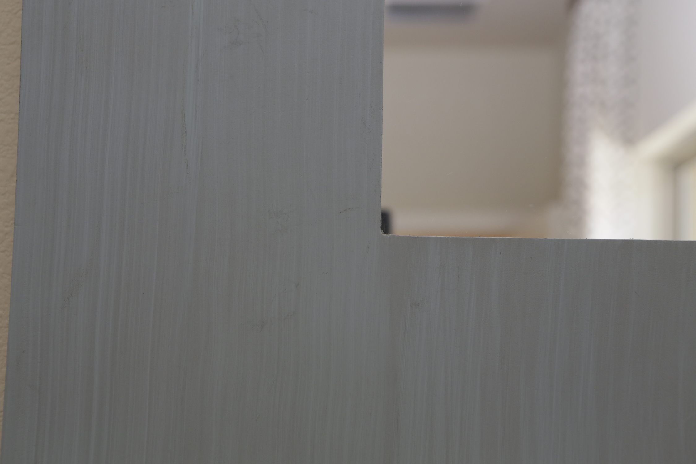 Square Mirror with Modern Style Painted Wood Frame