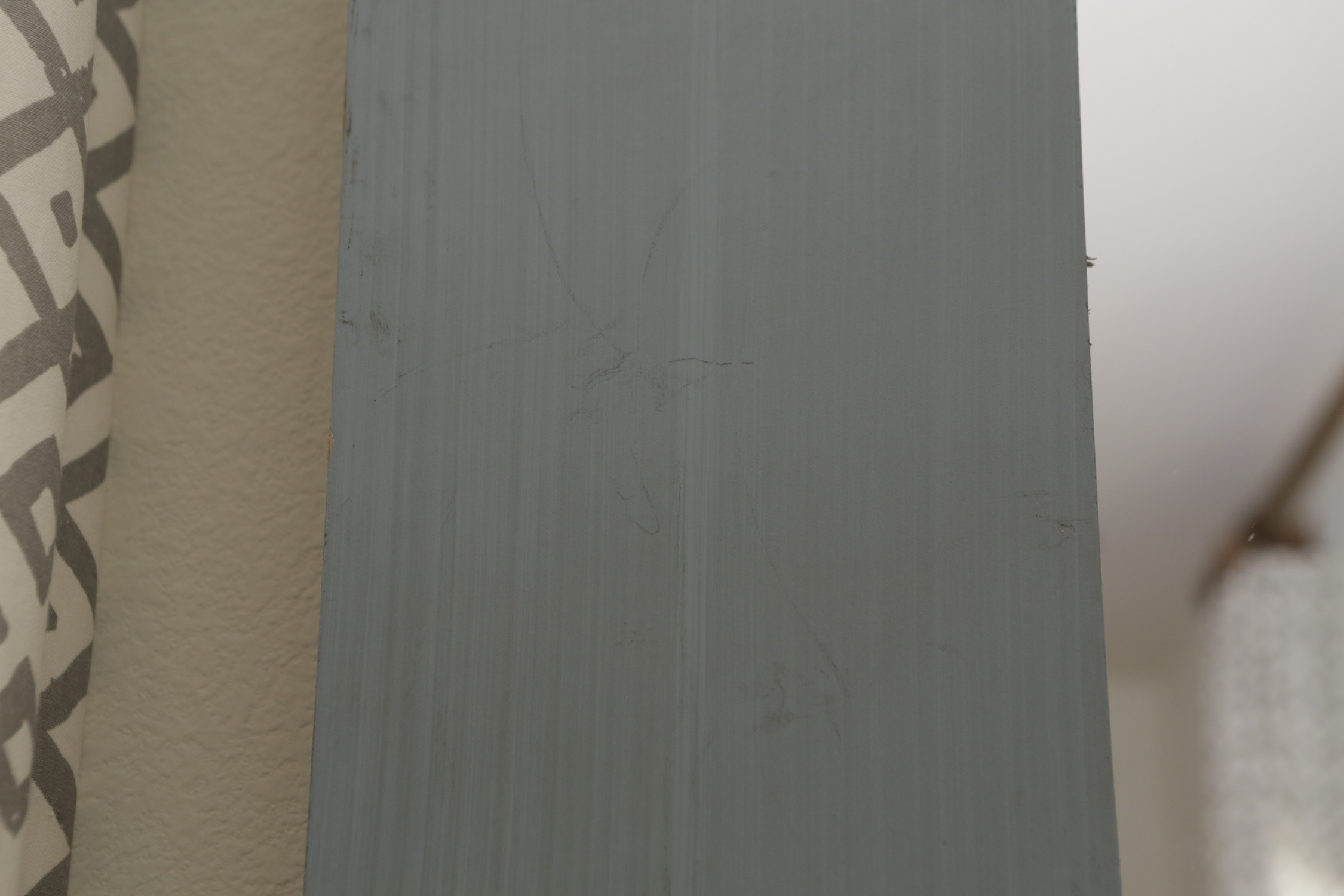 Square Mirror with Modern Style Painted Wood Frame