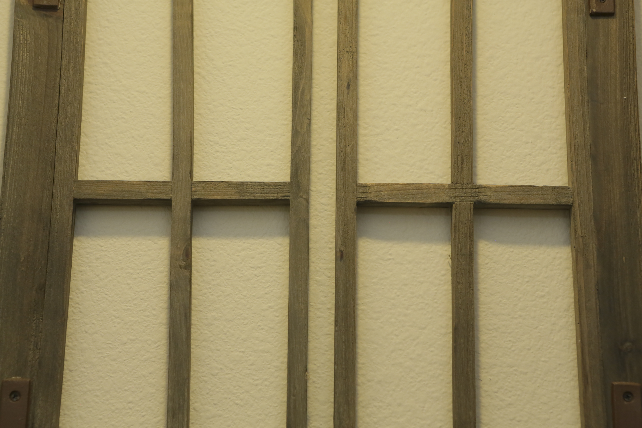 Contemporary Window Pane Style Wall Hangings