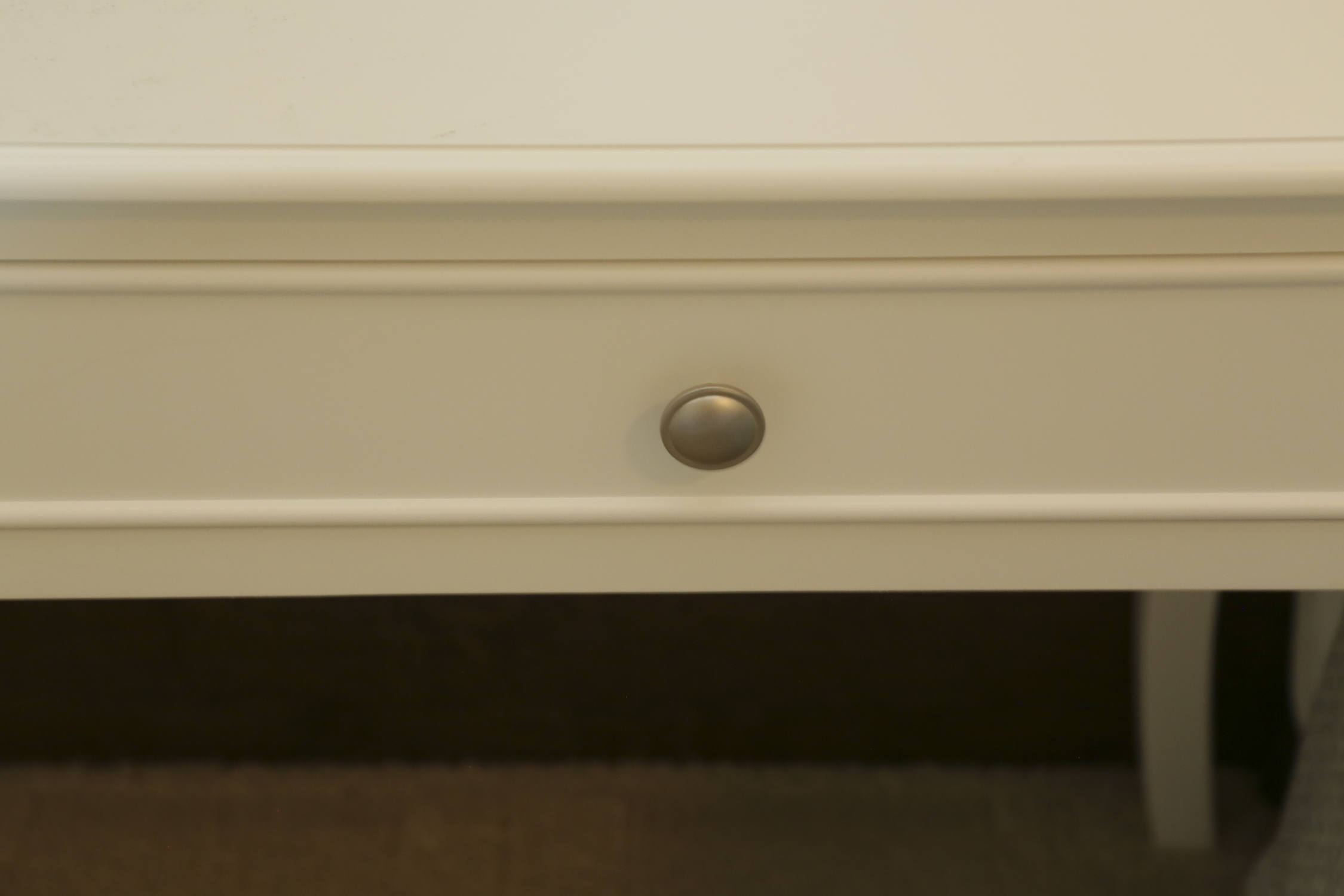 Contemporary White Finished Desk