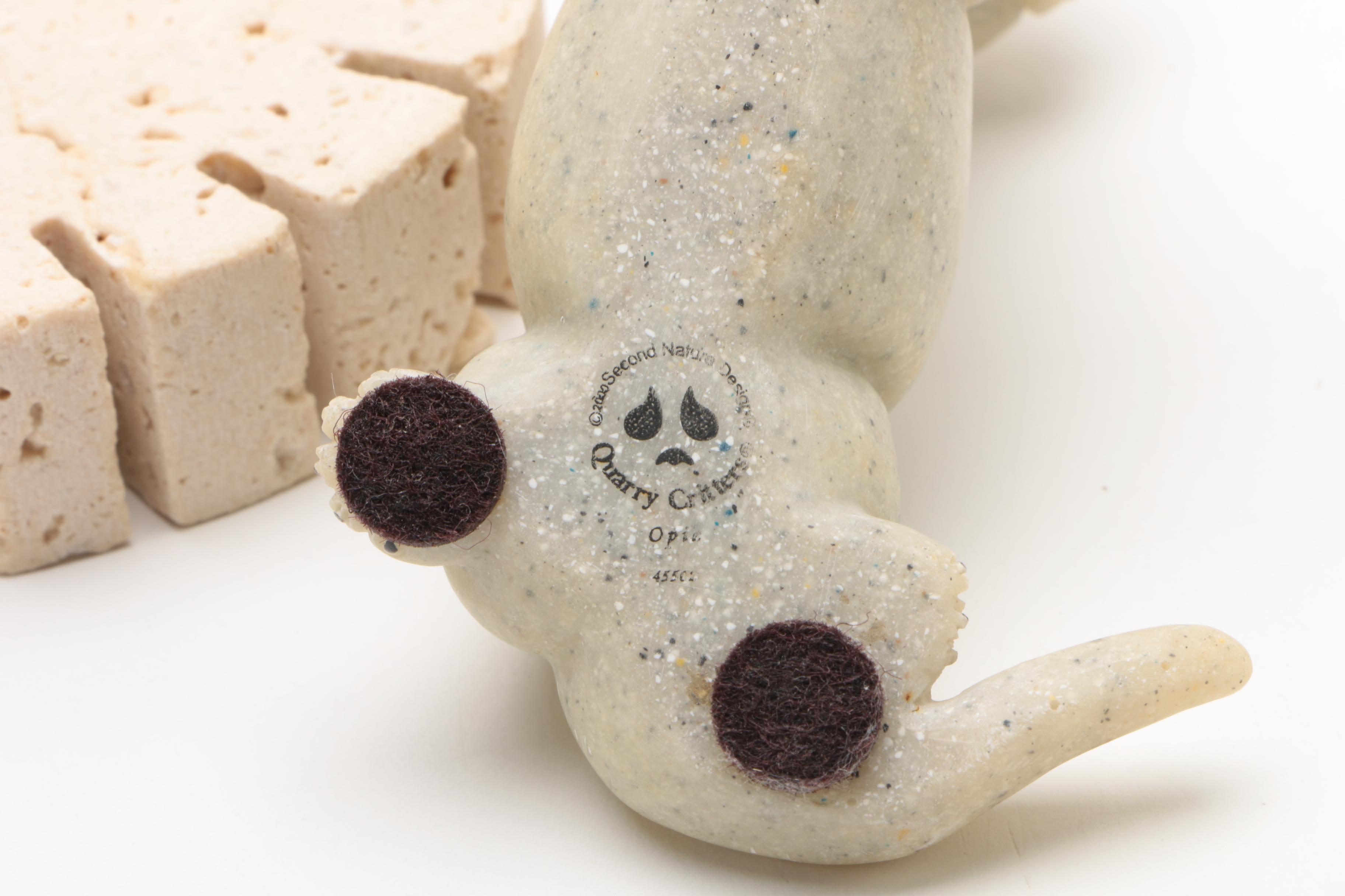 Animal Themed Decor Including Herend Hand-Painted "Rothschild Bird" Egg