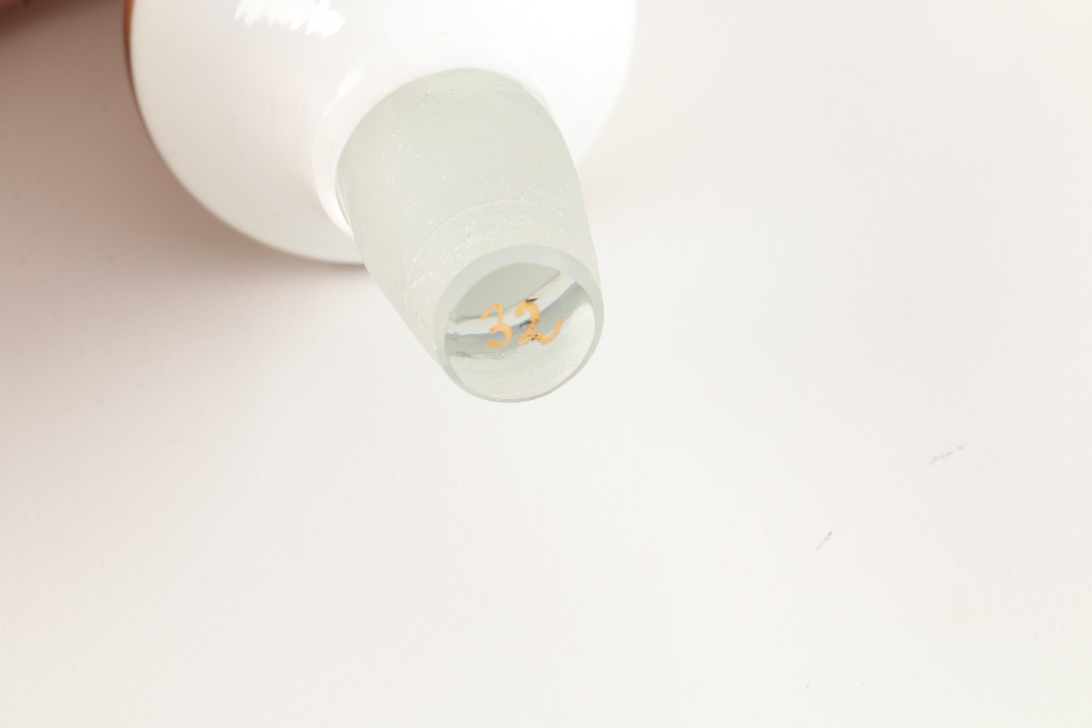 Bohemian Cased Cut to Cranberry Hand-painted Decanter and Cordial Glasses