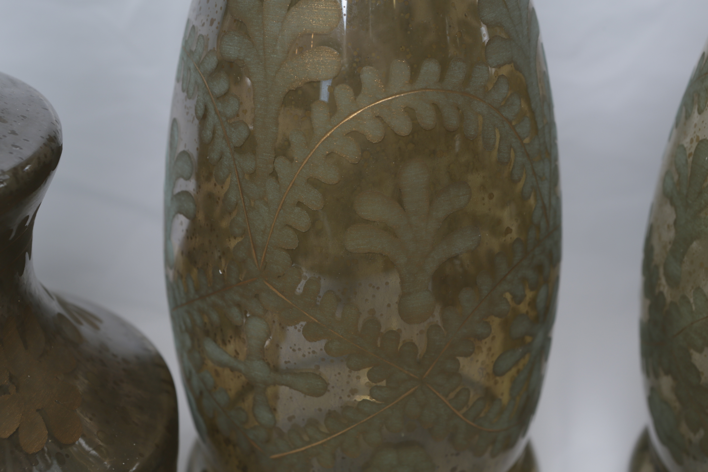 Bohemian Style Mercury Glass Decanters