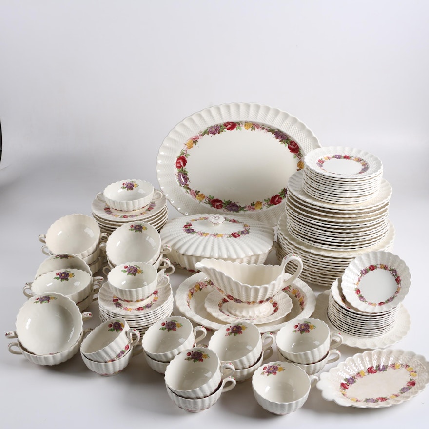 Vintage Copeland Spode "Rose Briar" Ceramic Tableware