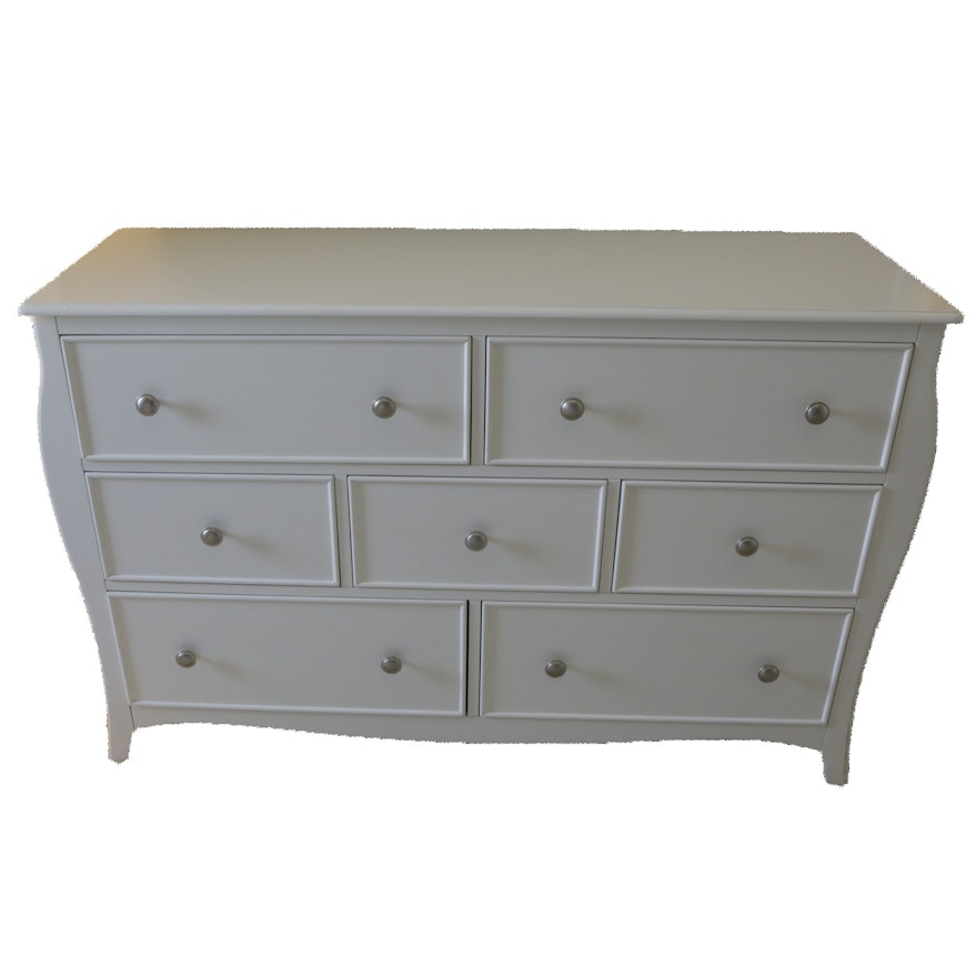 Contemporary White Finished Chest of Drawers by Coaster