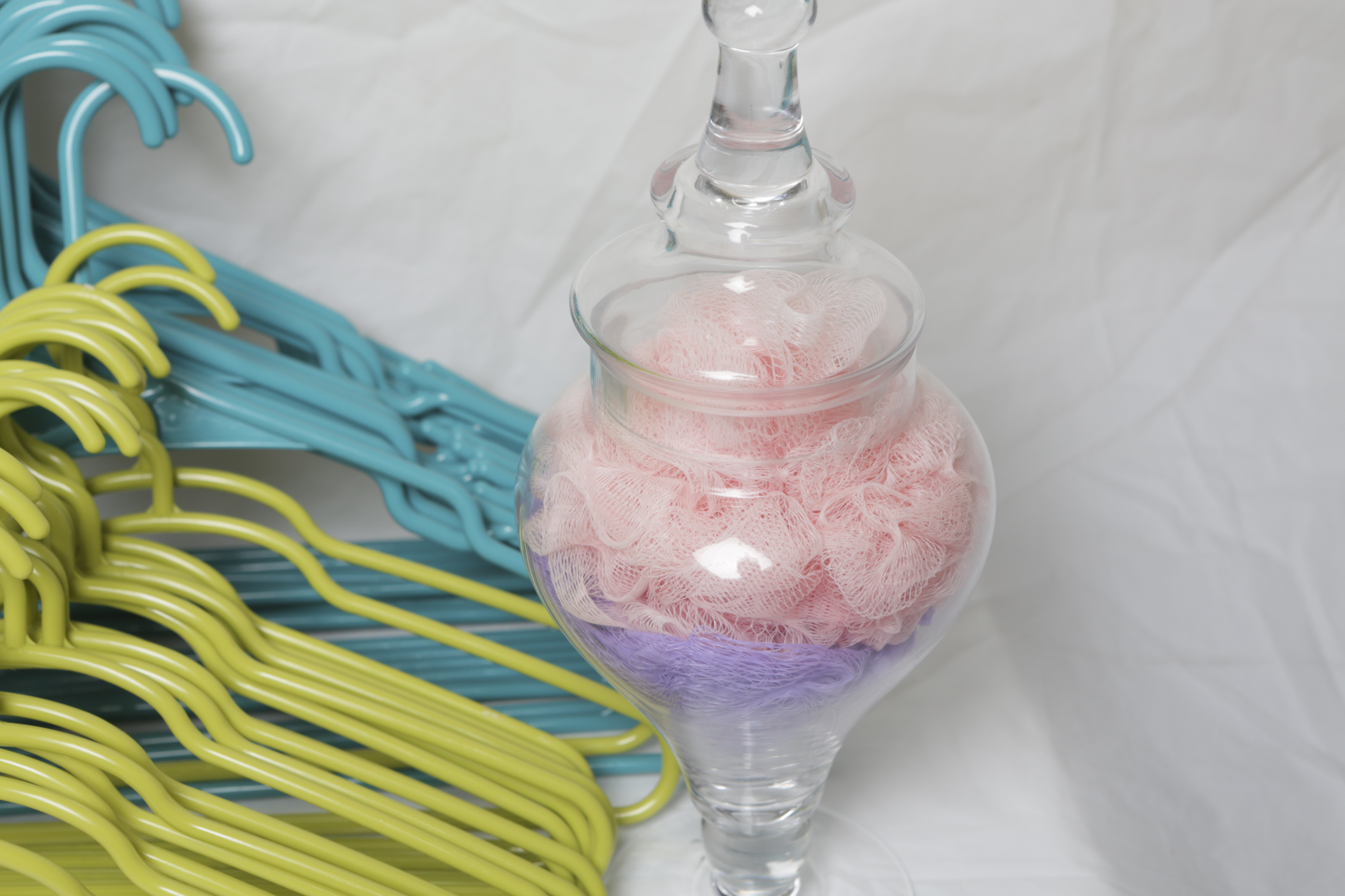 Bath Towels, Hangers, and Bathroom Accessories