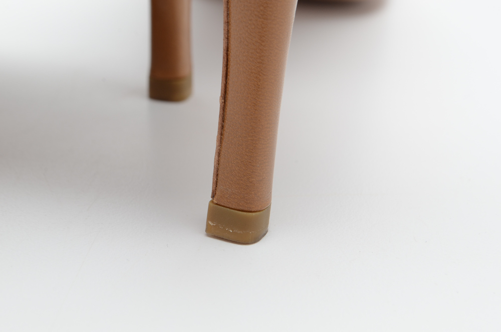 Prada Tan Leather Open-Toe Pumps