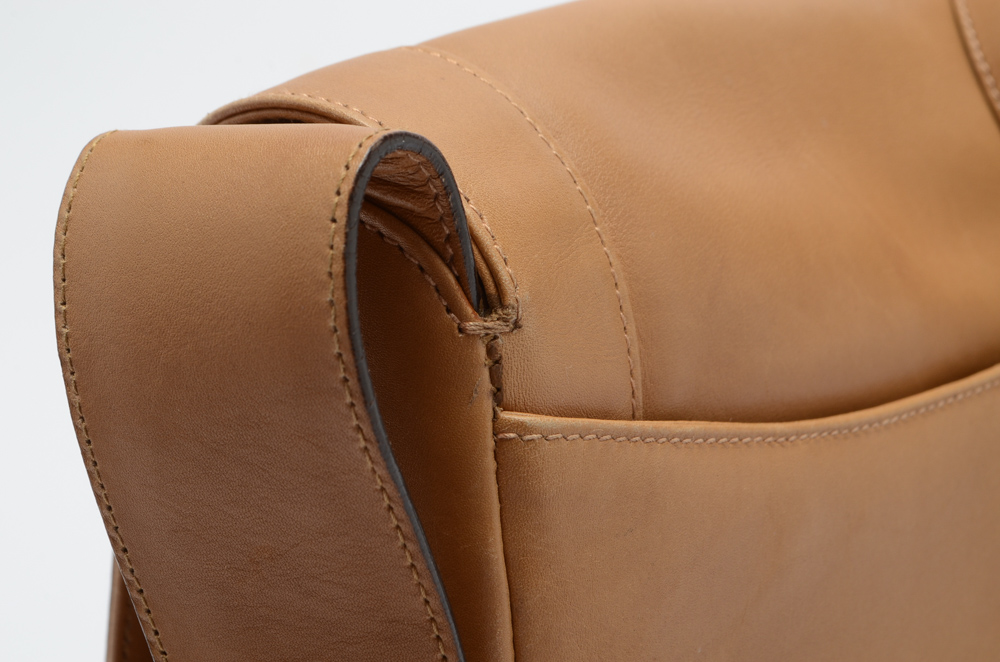 Vintage Salvatore Ferragamo Caramel Leather Handbag