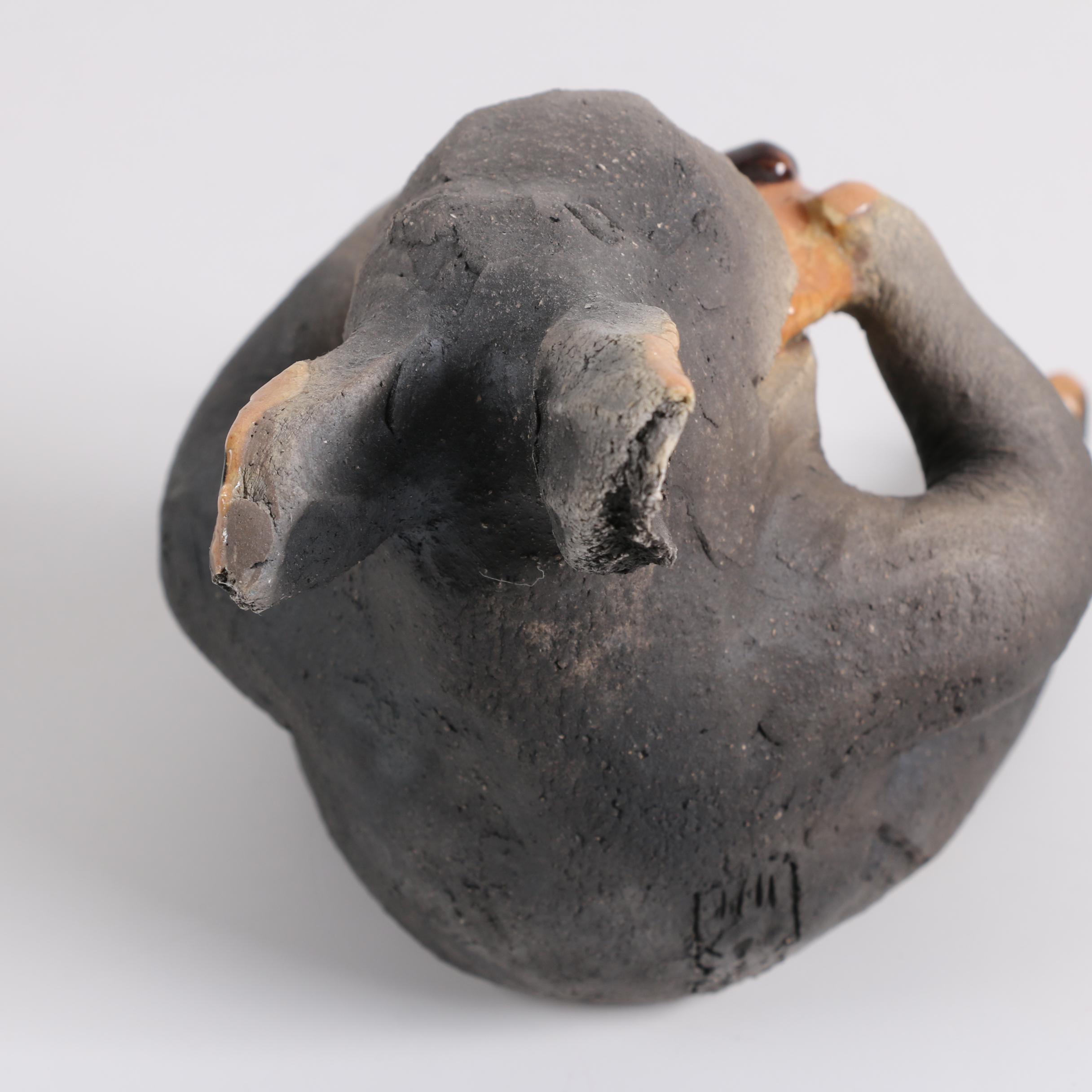 Mary Drewry Garber "Pogs™ of Richmond" Raku Figurine