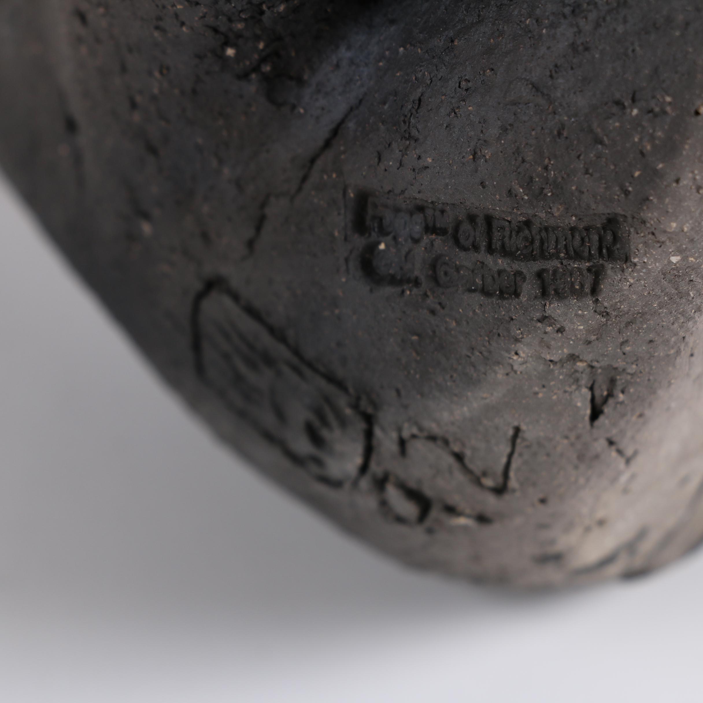 Mary Drewry Garber "Pogs™ of Richmond" Raku Figurine