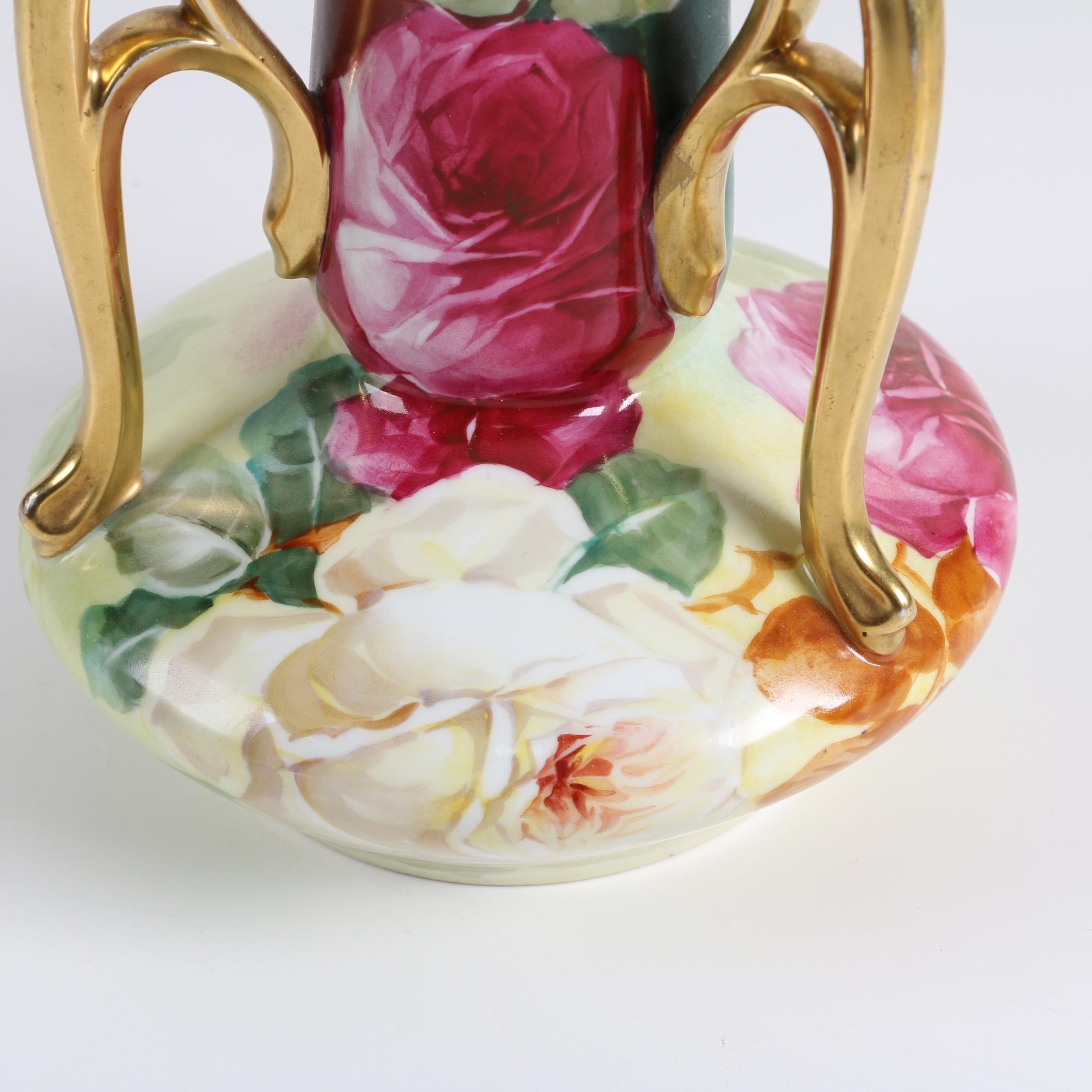 Vintage Elite Works Hand-Painted Limoges Vase