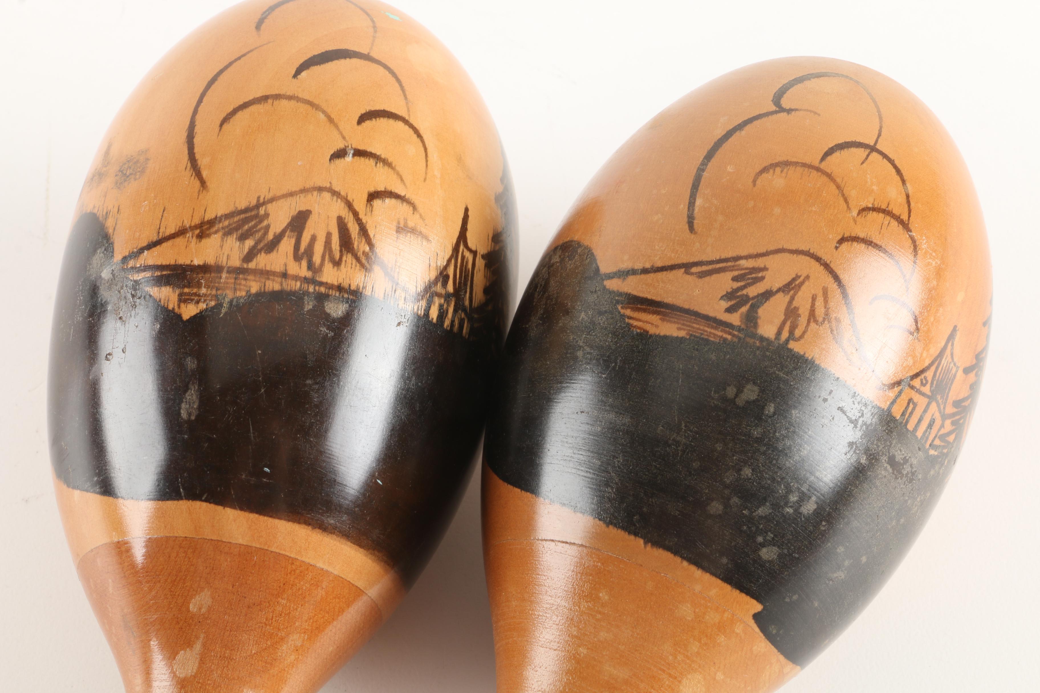 Mexican Wooden Maracas