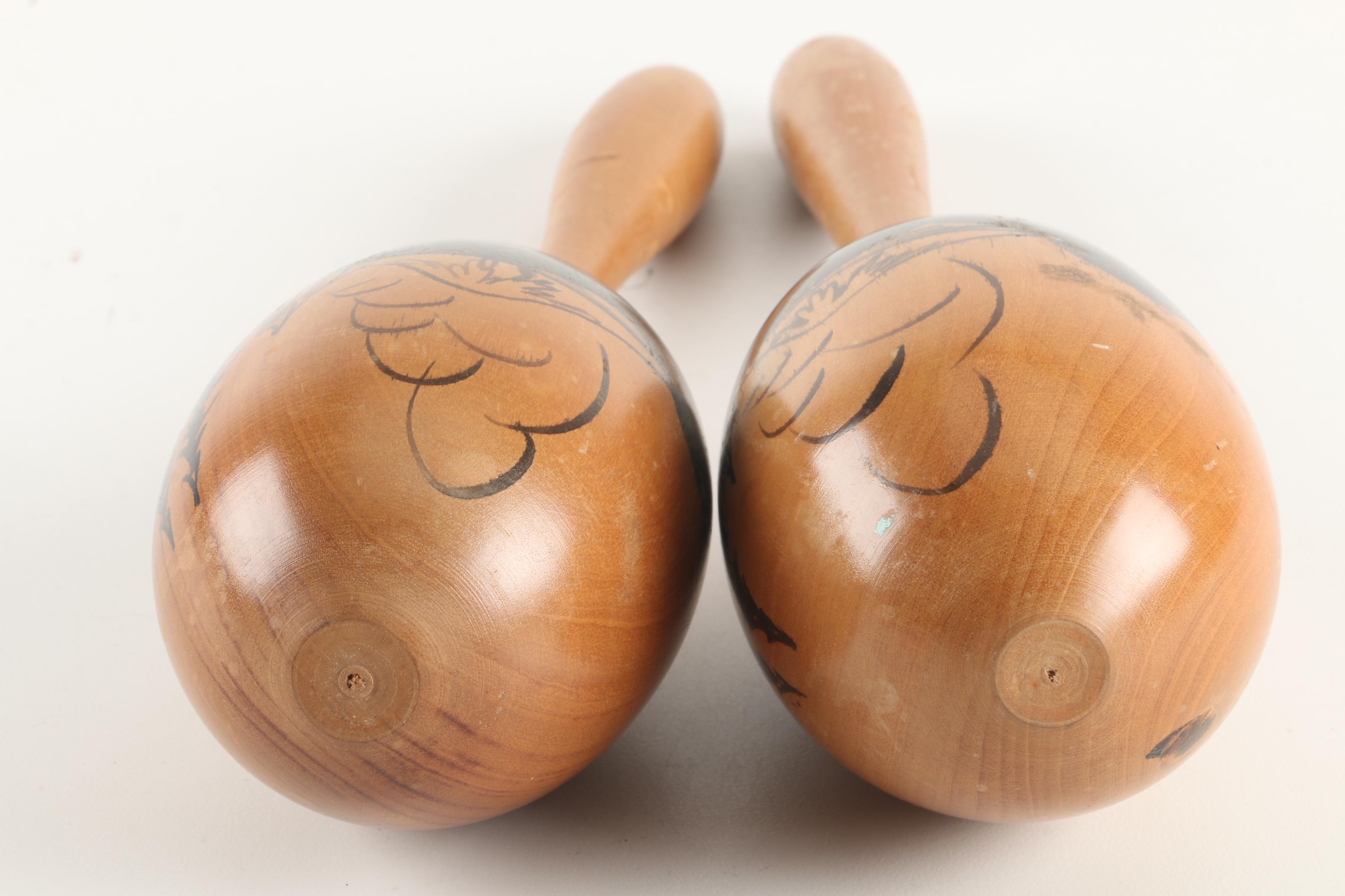 Mexican Wooden Maracas