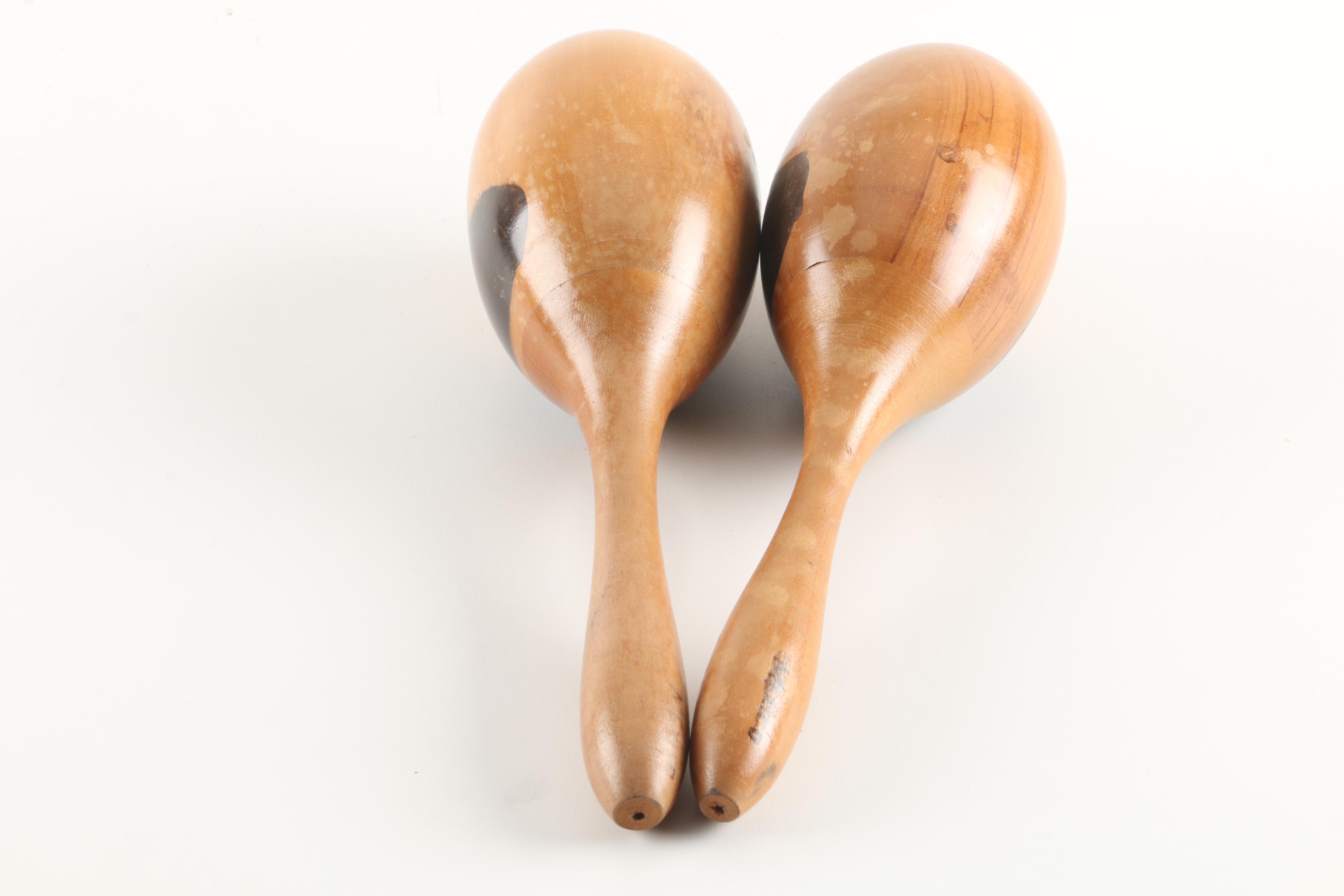 Mexican Wooden Maracas