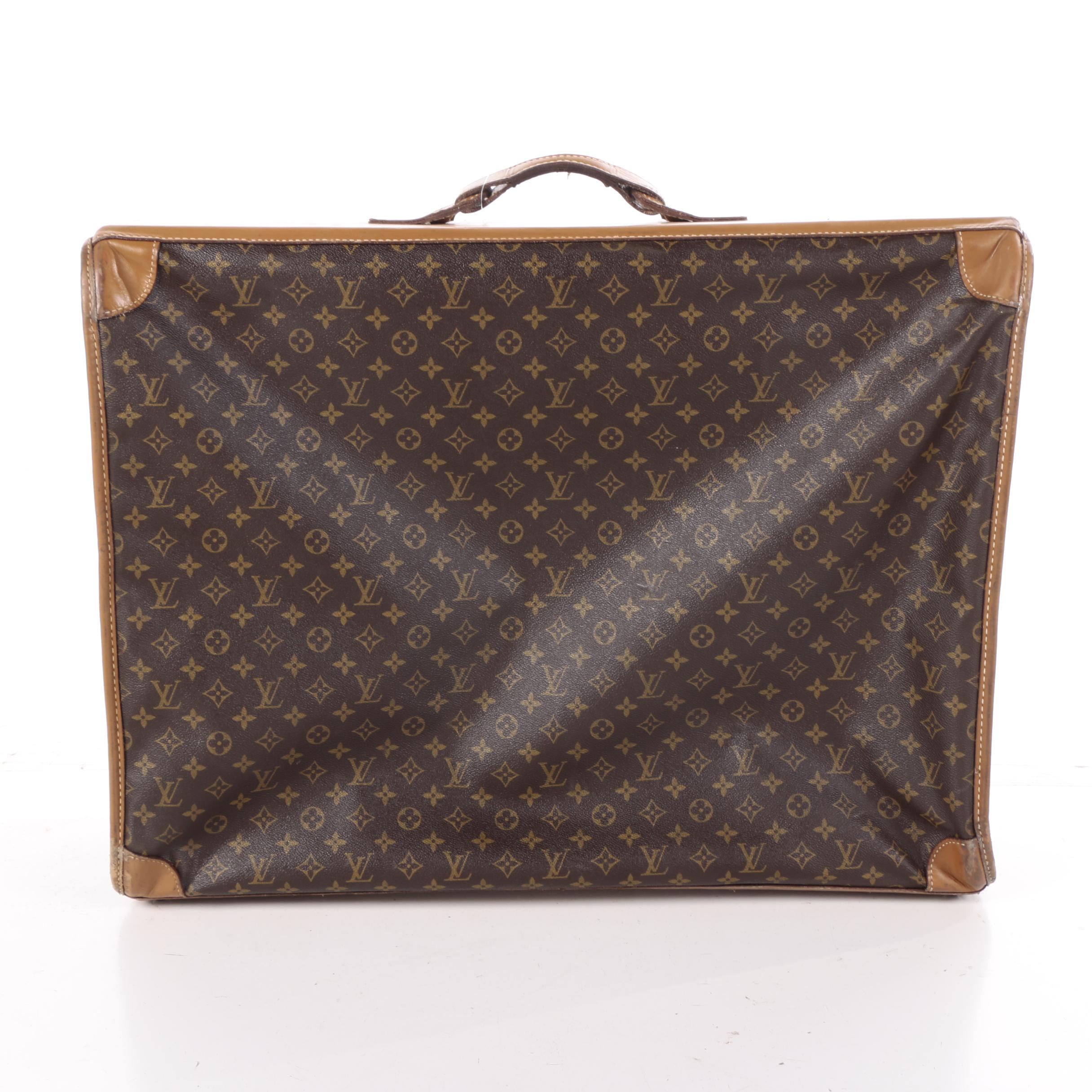 Vintage Louis Vuitton of Paris Monogram Suitcase