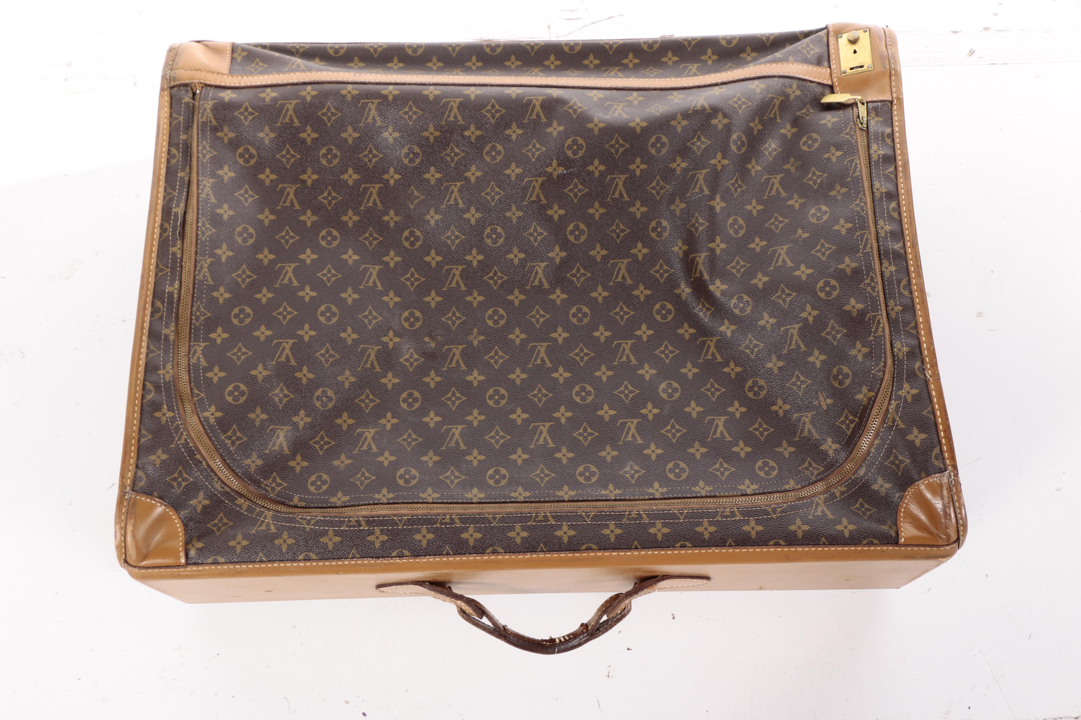 Vintage Louis Vuitton of Paris Monogram Suitcase