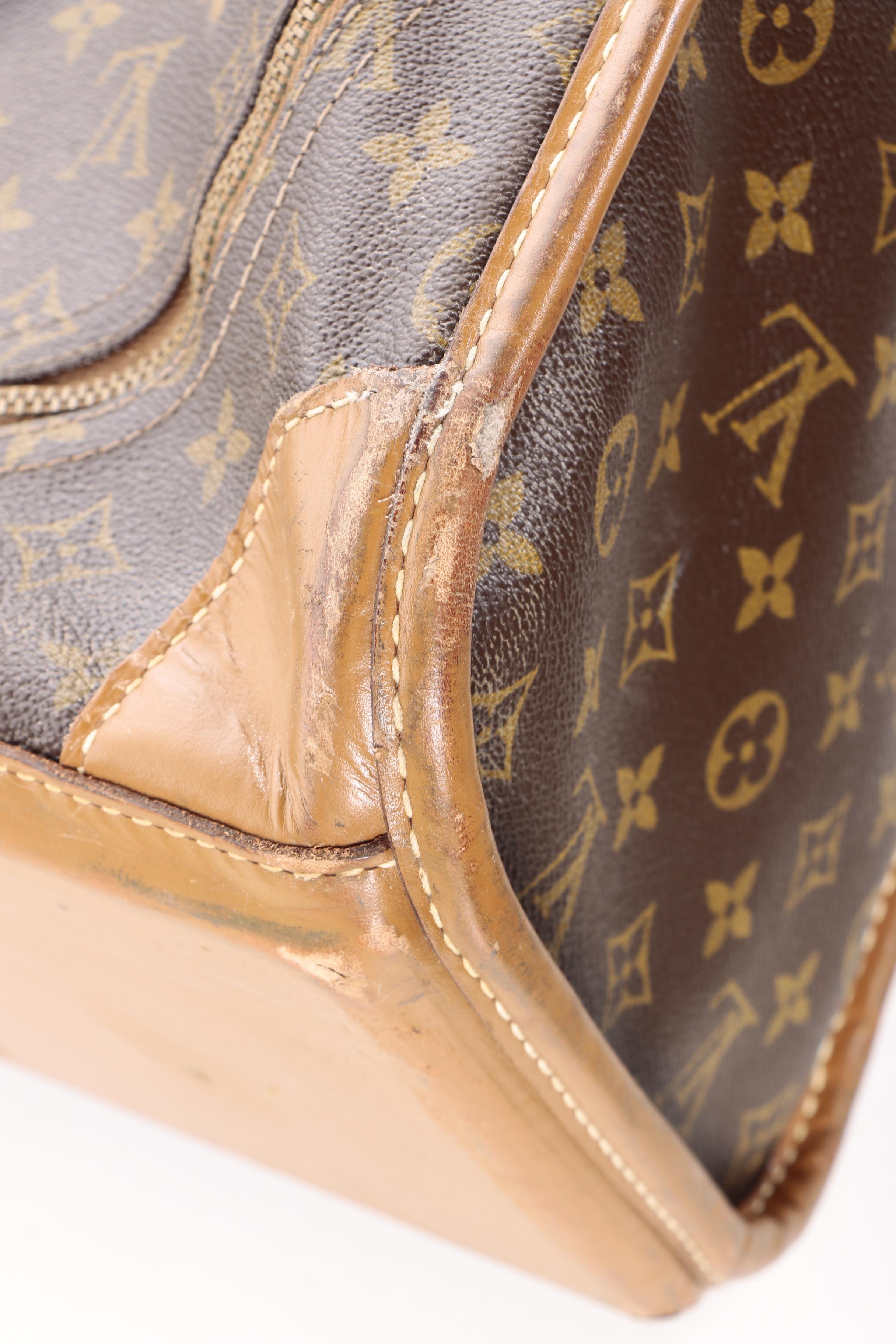 Vintage Louis Vuitton of Paris Monogram Suitcase