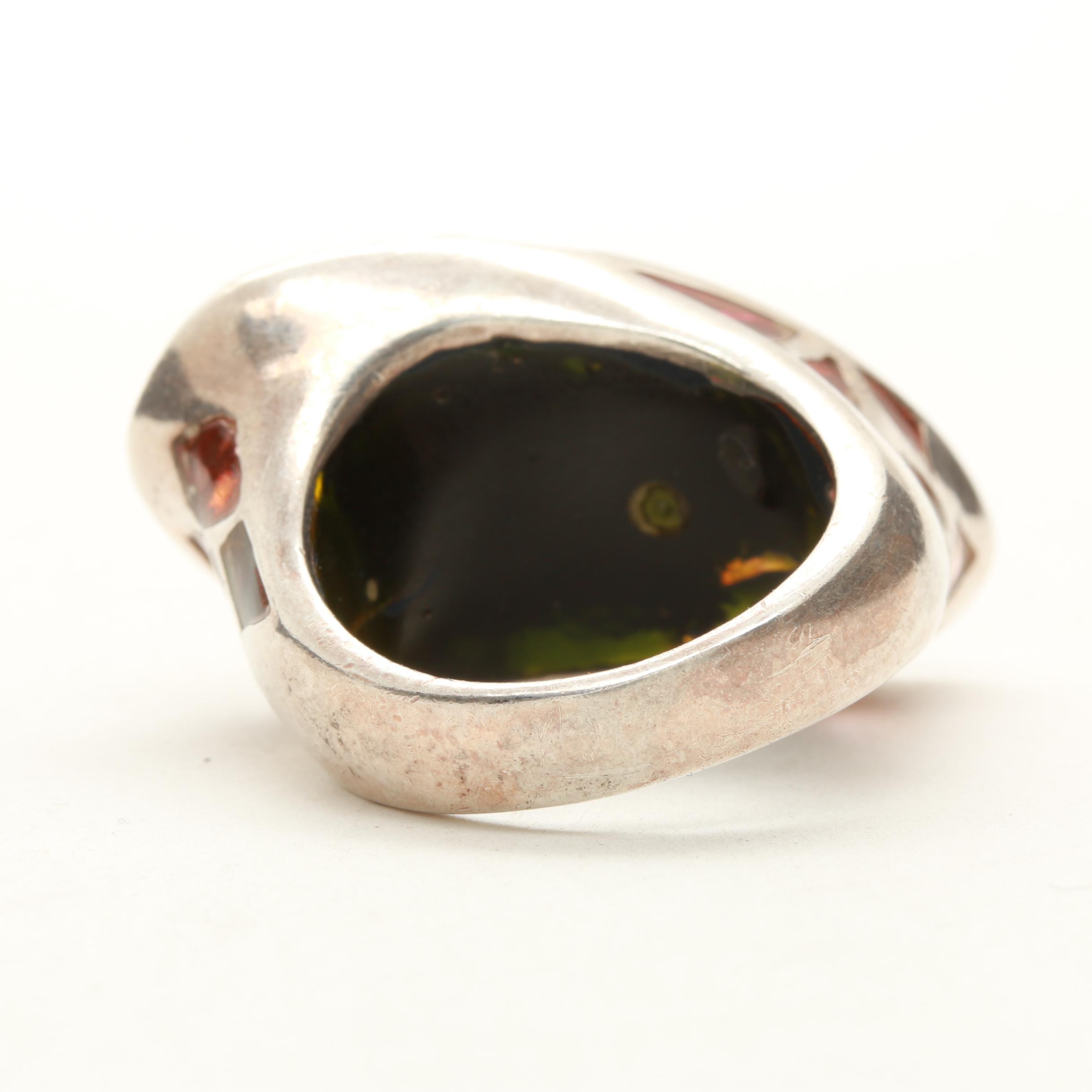 Jewelry Selection Including Sterling Silver and Copper Bolo Ties