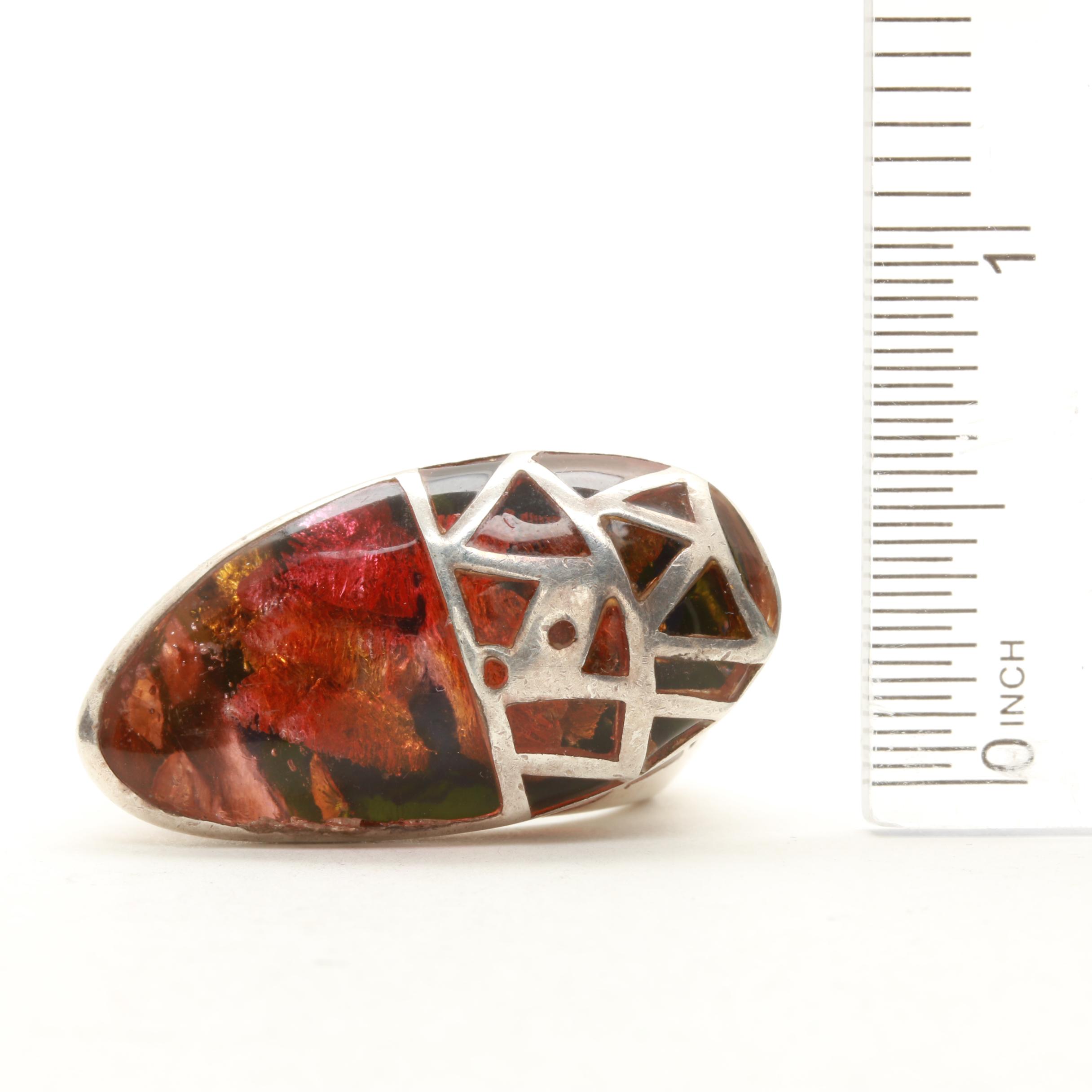 Jewelry Selection Including Sterling Silver and Copper Bolo Ties