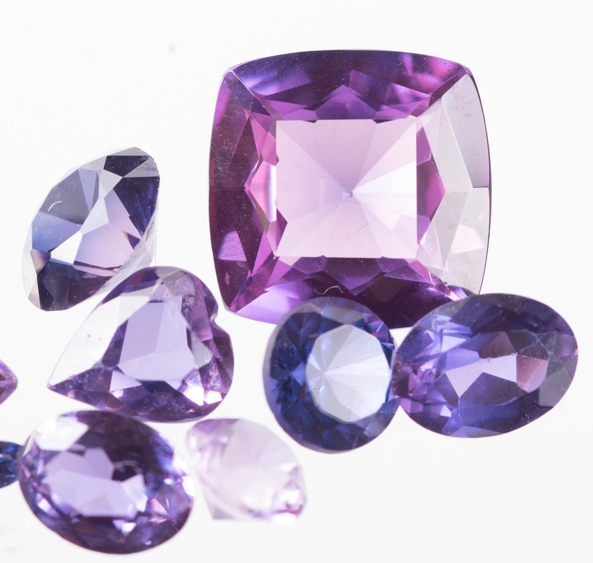 Loose 27.55 CTW Synthetic Sapphire Gemstone Assortment