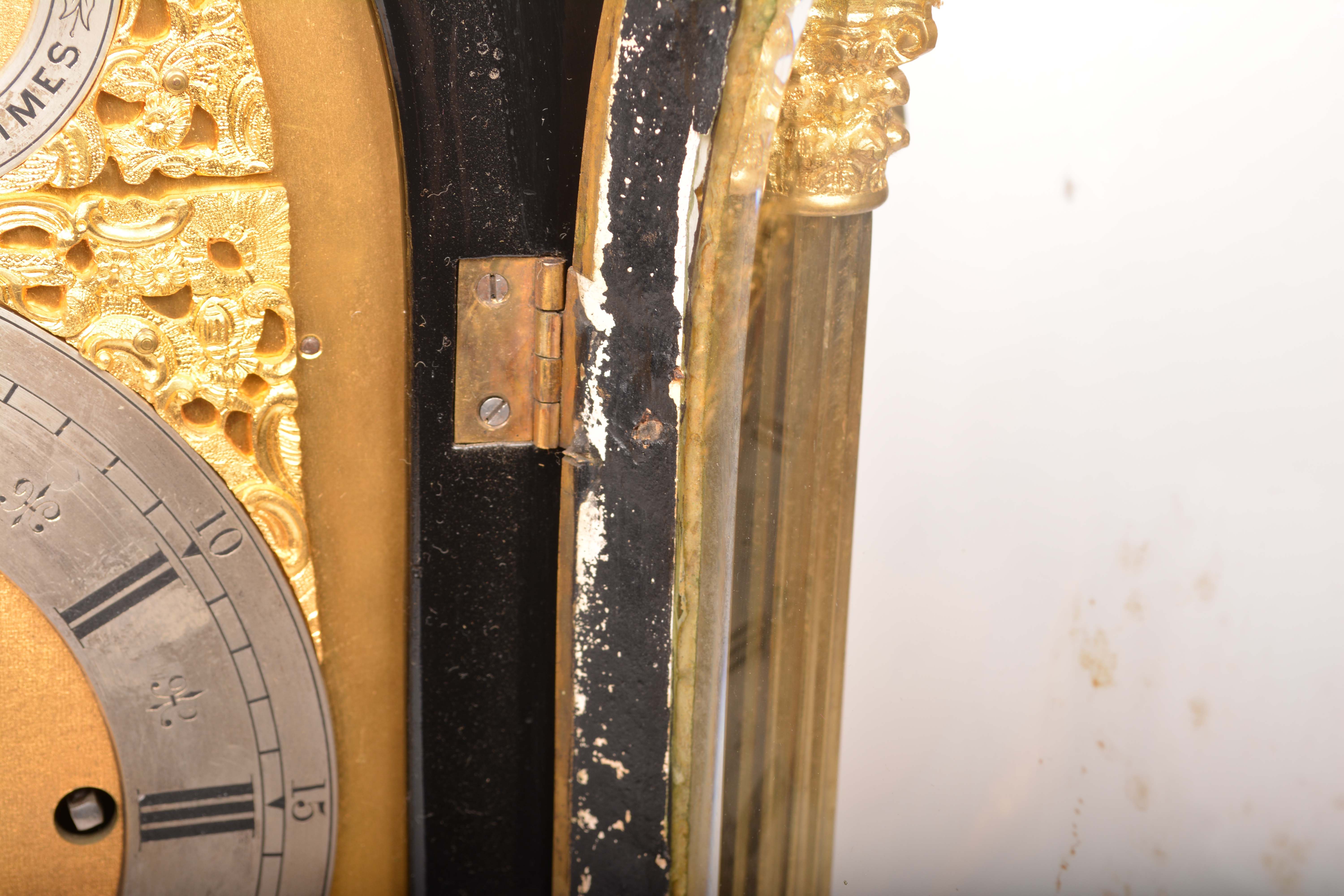 Late 19th Century Ebonized Triple Fusee Bracket Clock